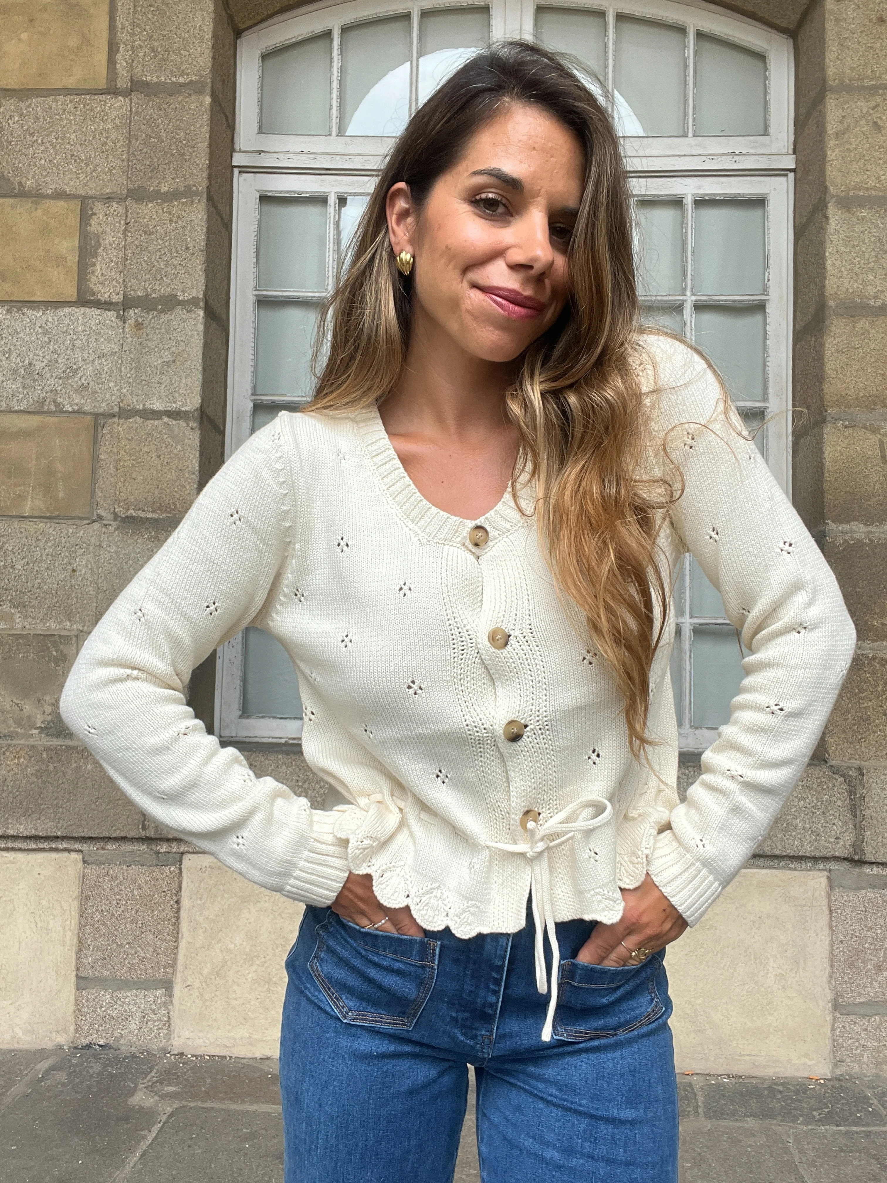 Cardigan Emma Écru - Image 4