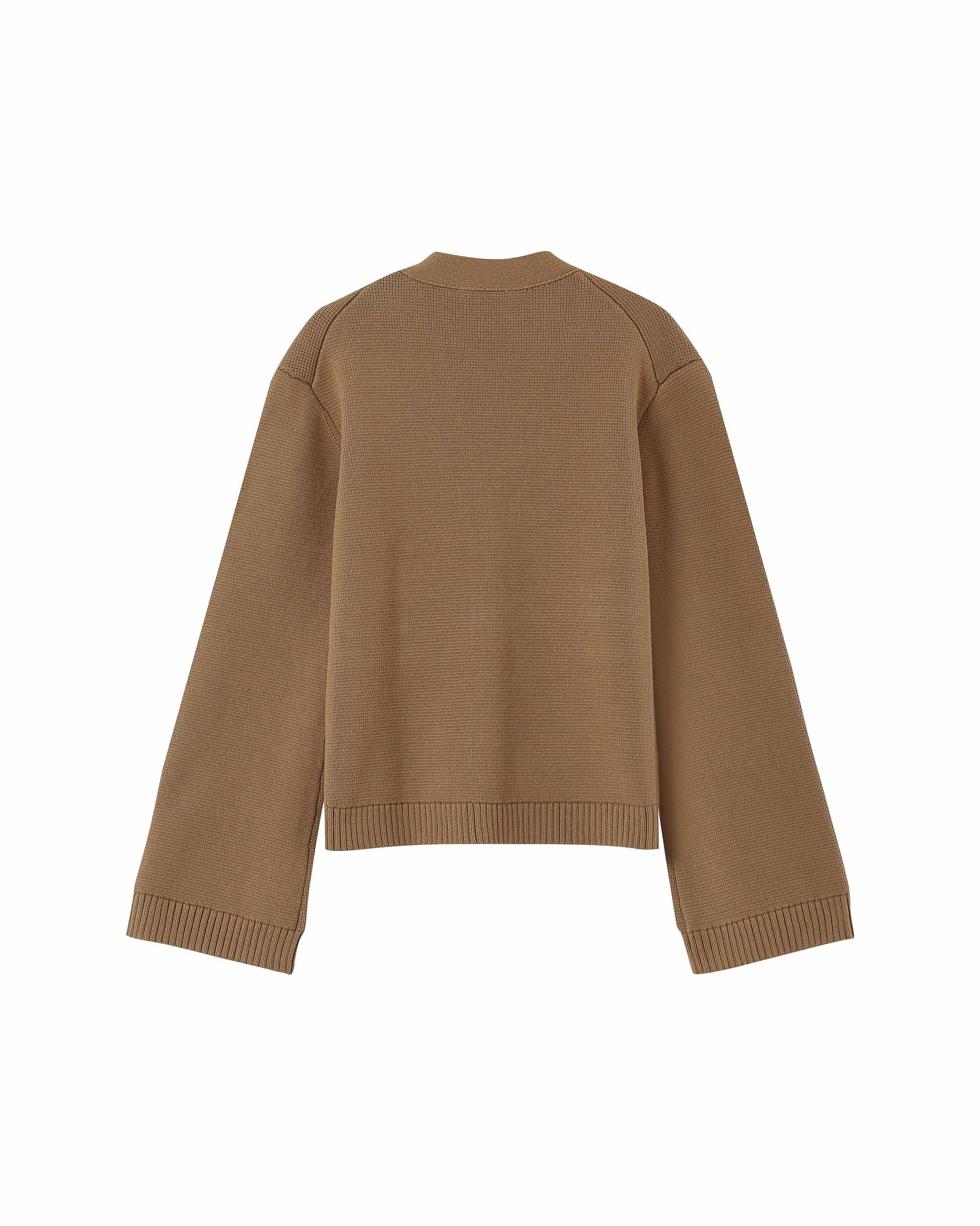 Cardigan Paolino - Camel - Image 7