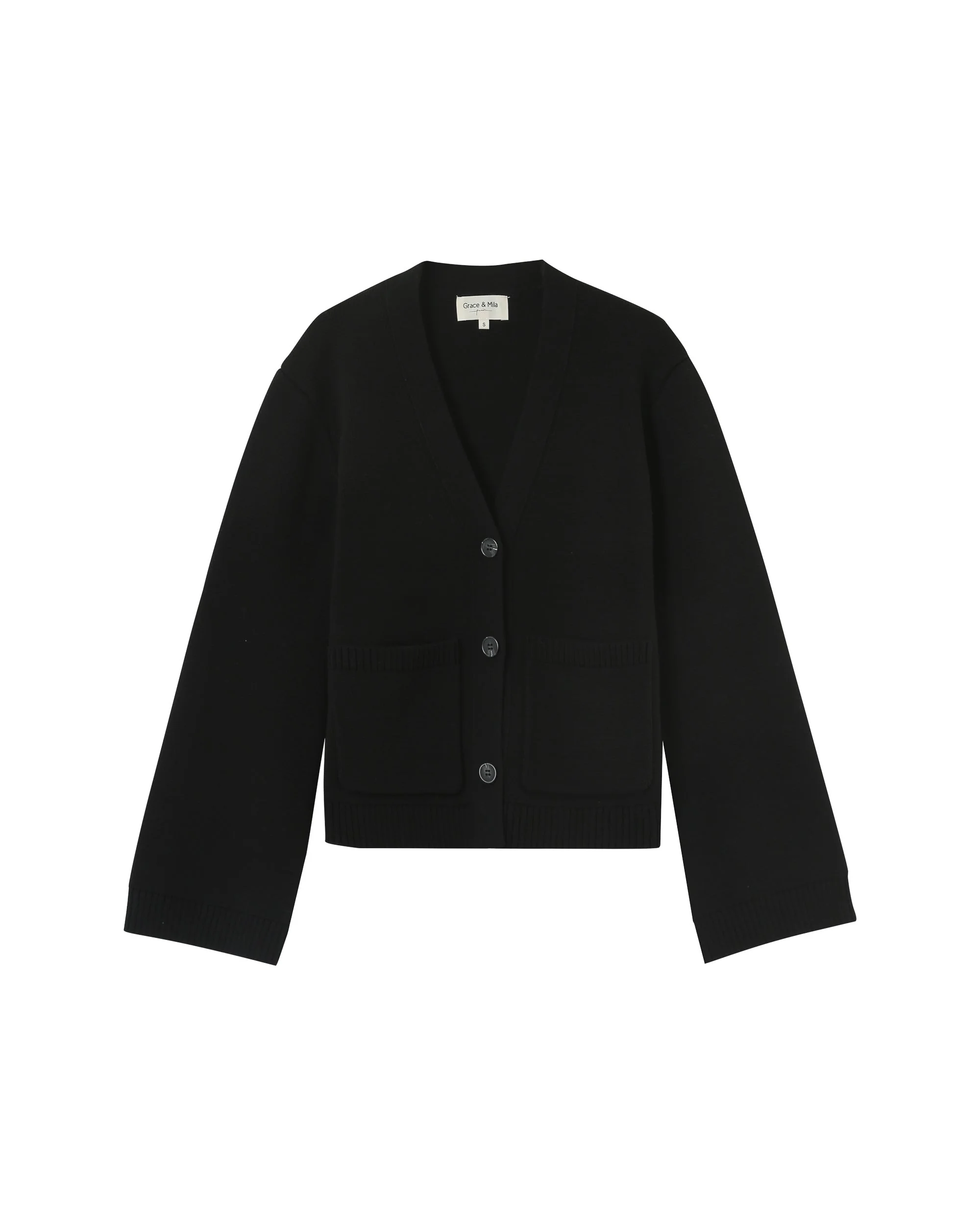 Cardigan Noir Paolino - Image 6