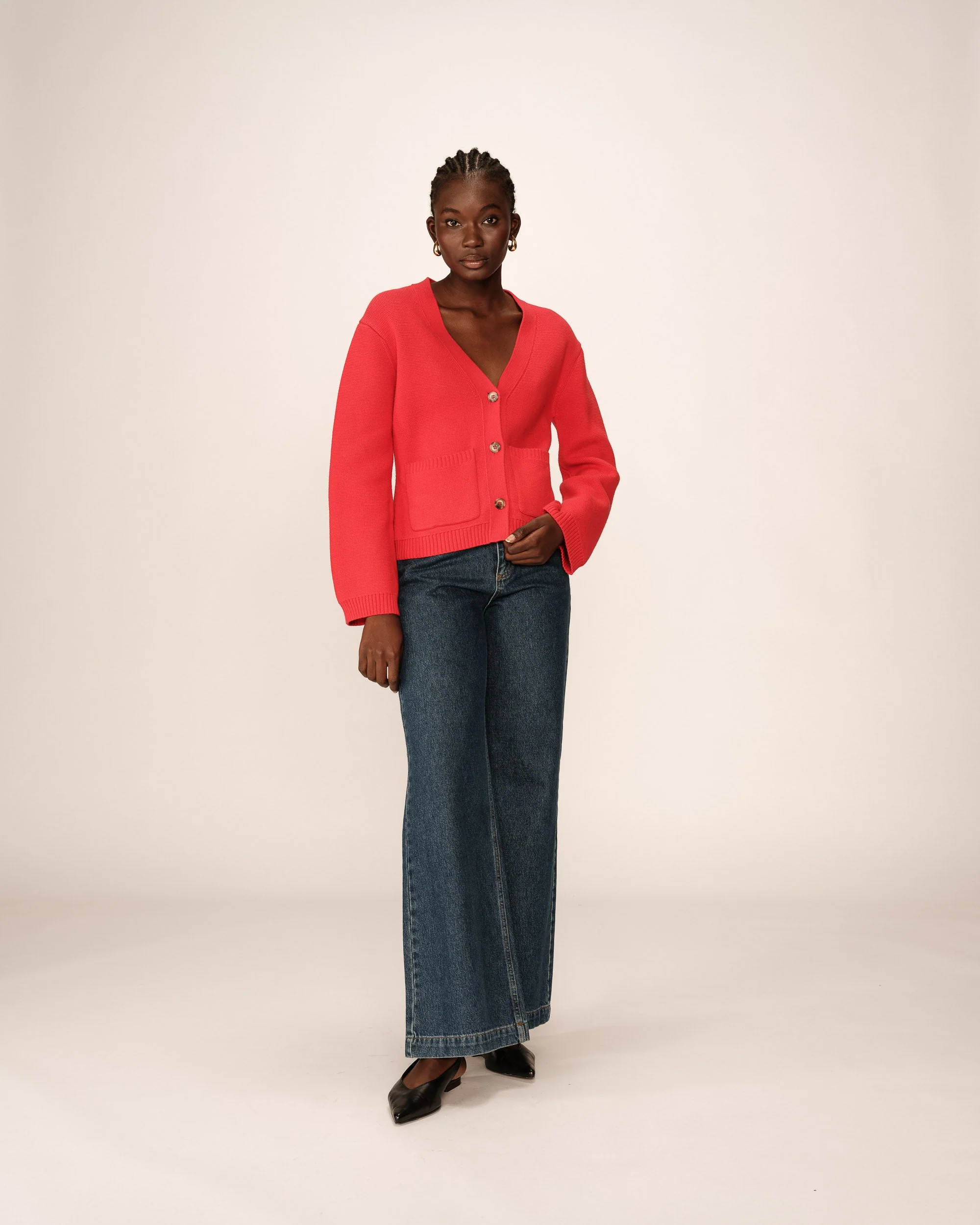 Cardigan Paolino - Rouge - Image 3