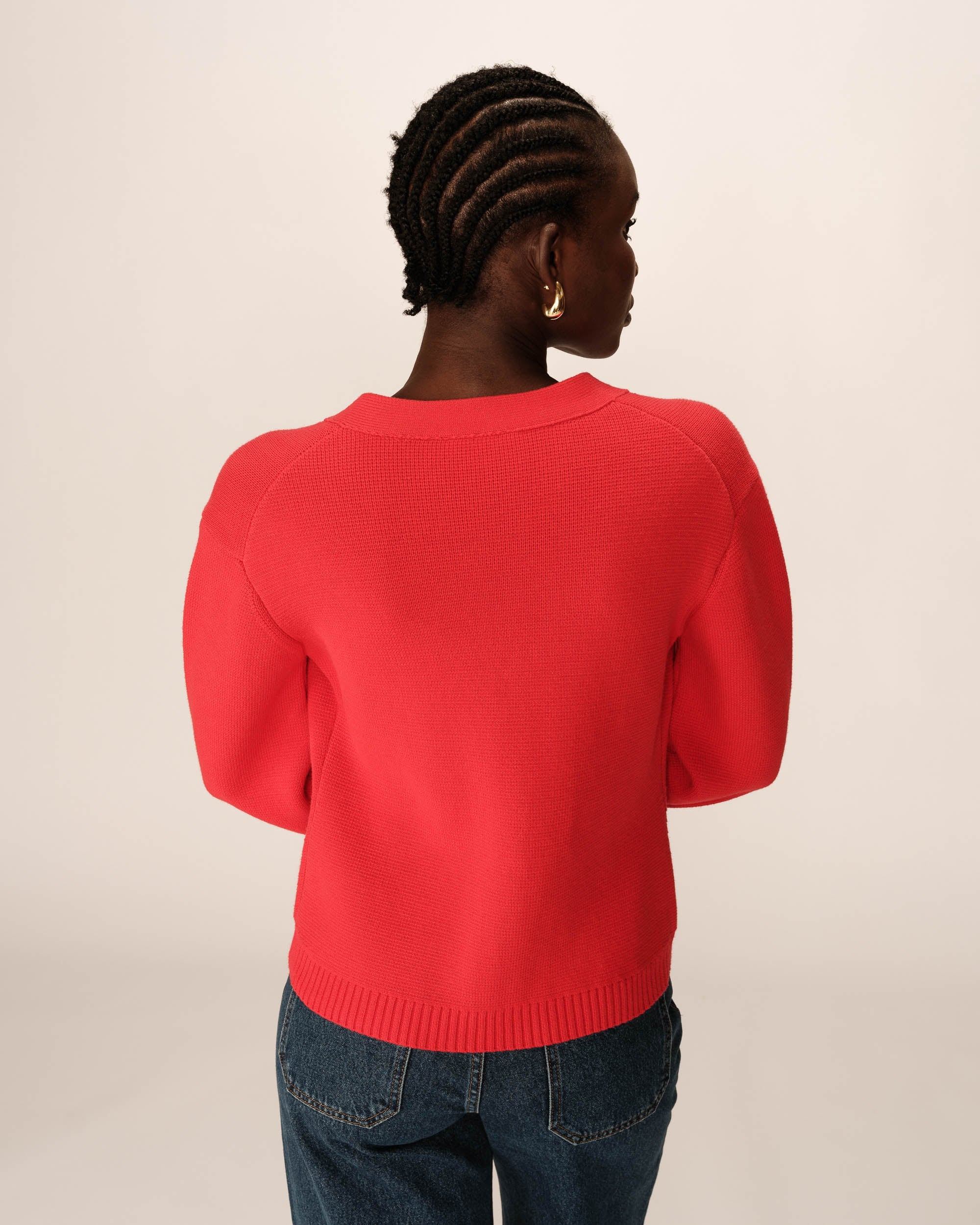 Cardigan Paolino - Rouge - Image 4