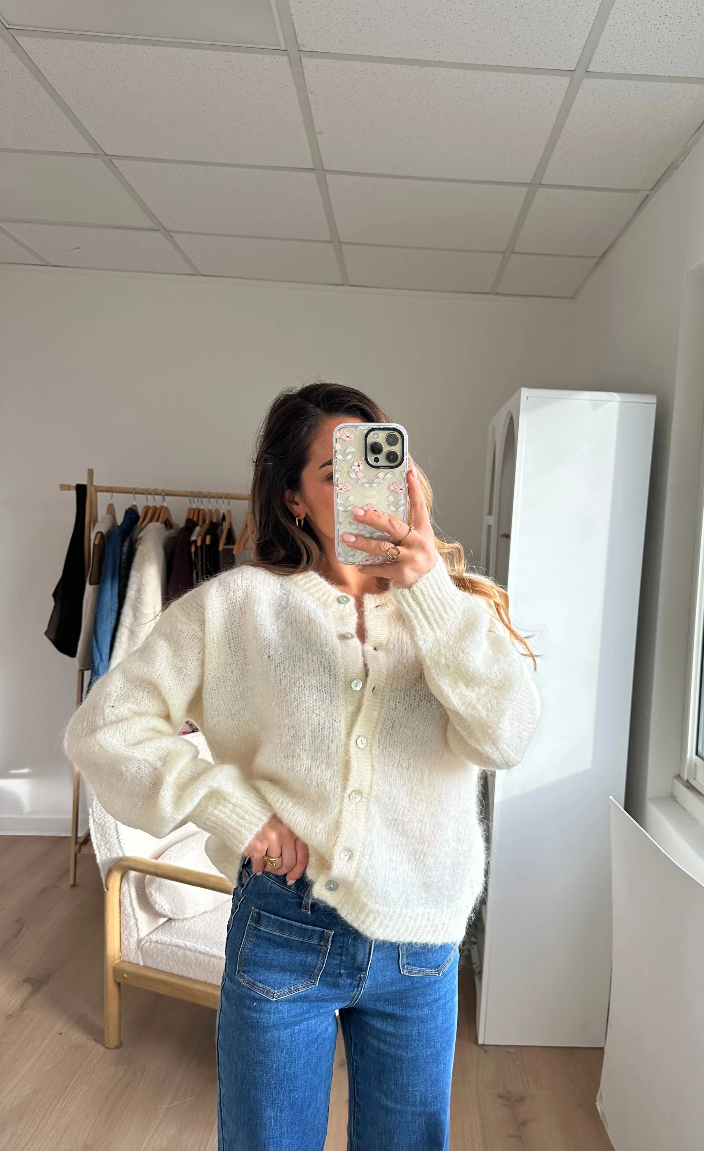 Cardigan Garance Écru - Image 10