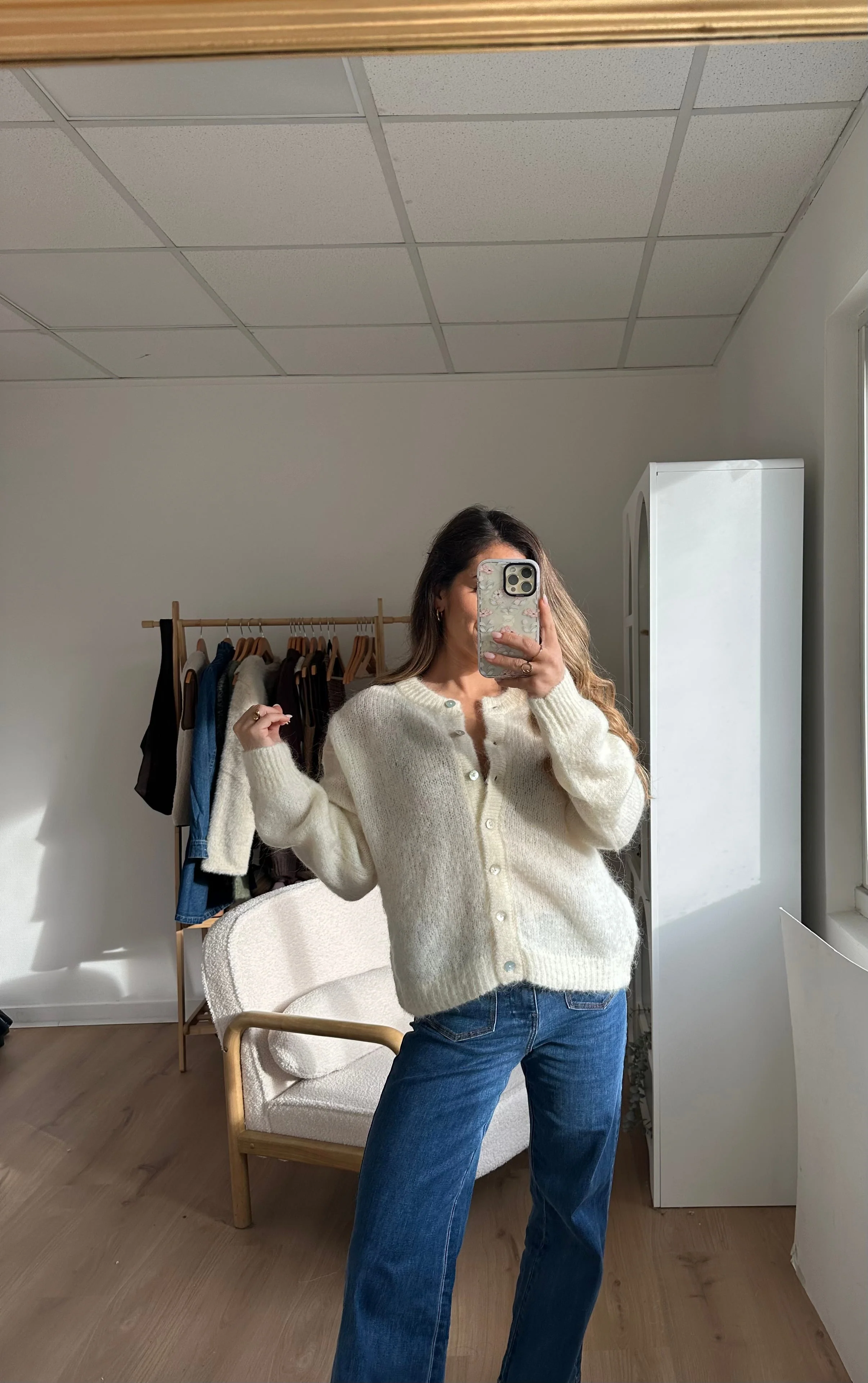 Cardigan Garance Écru - Image 11