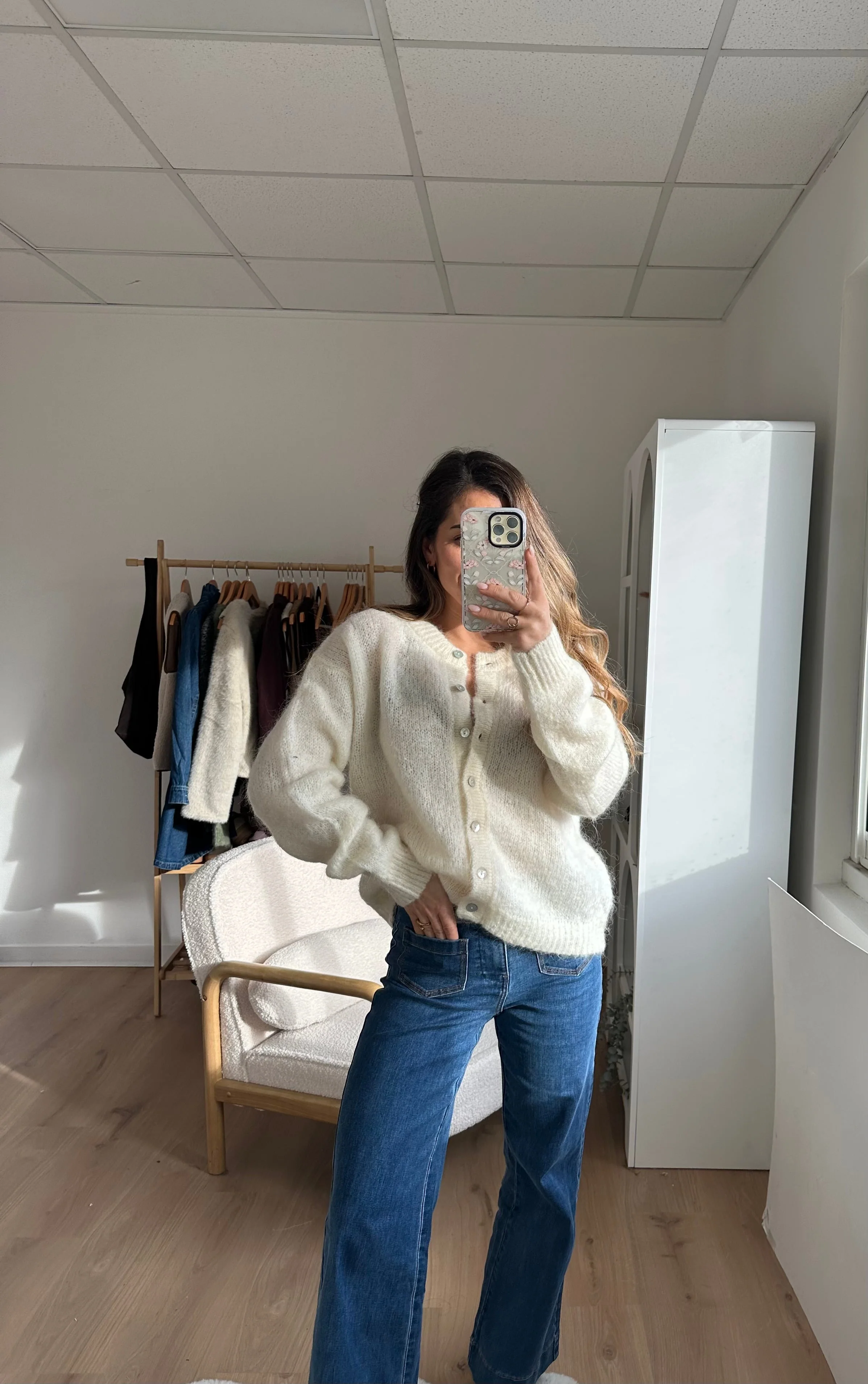 Cardigan Garance Écru - Image 7