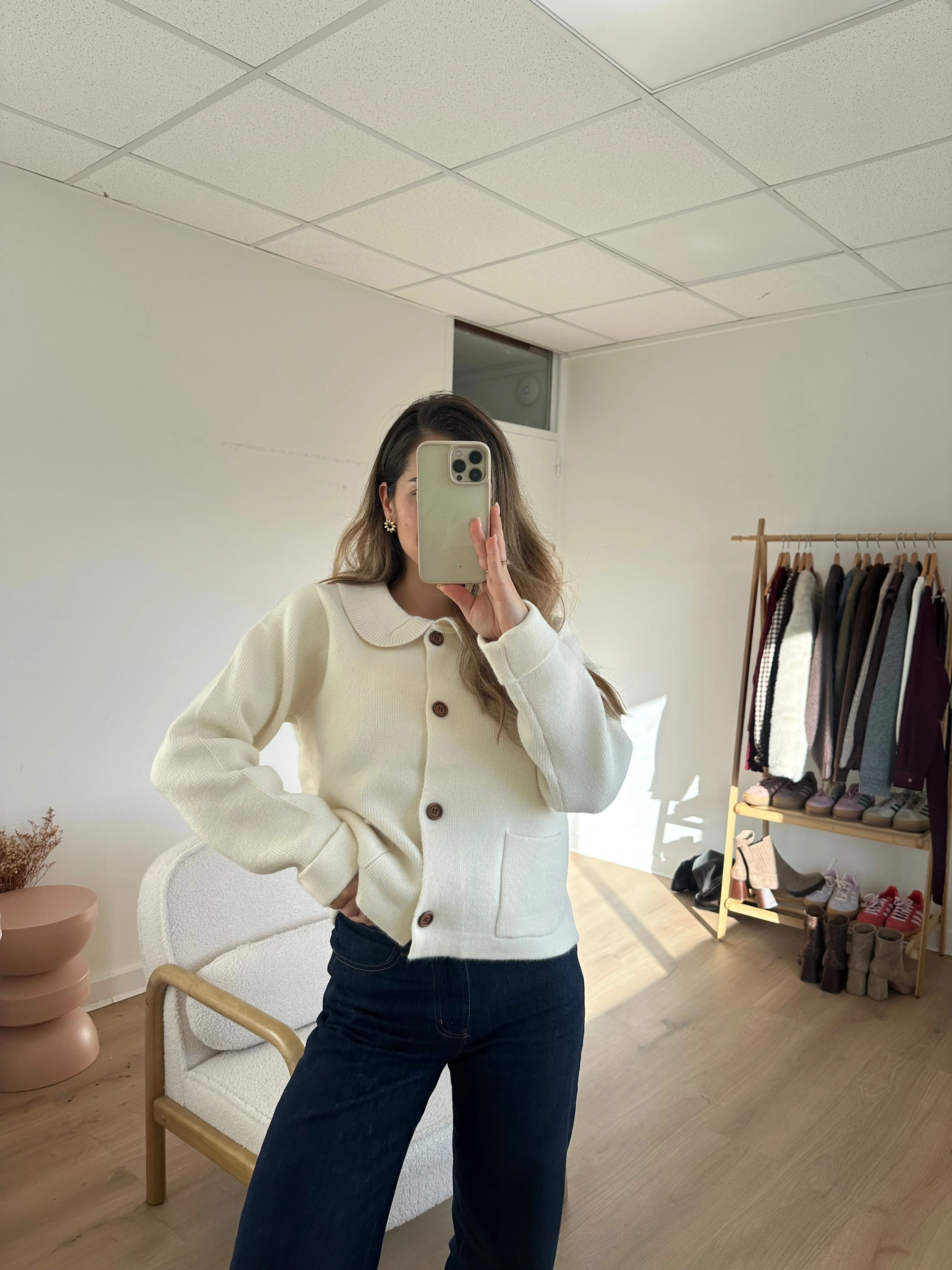 Cardigan Gloria Écru - Image 10