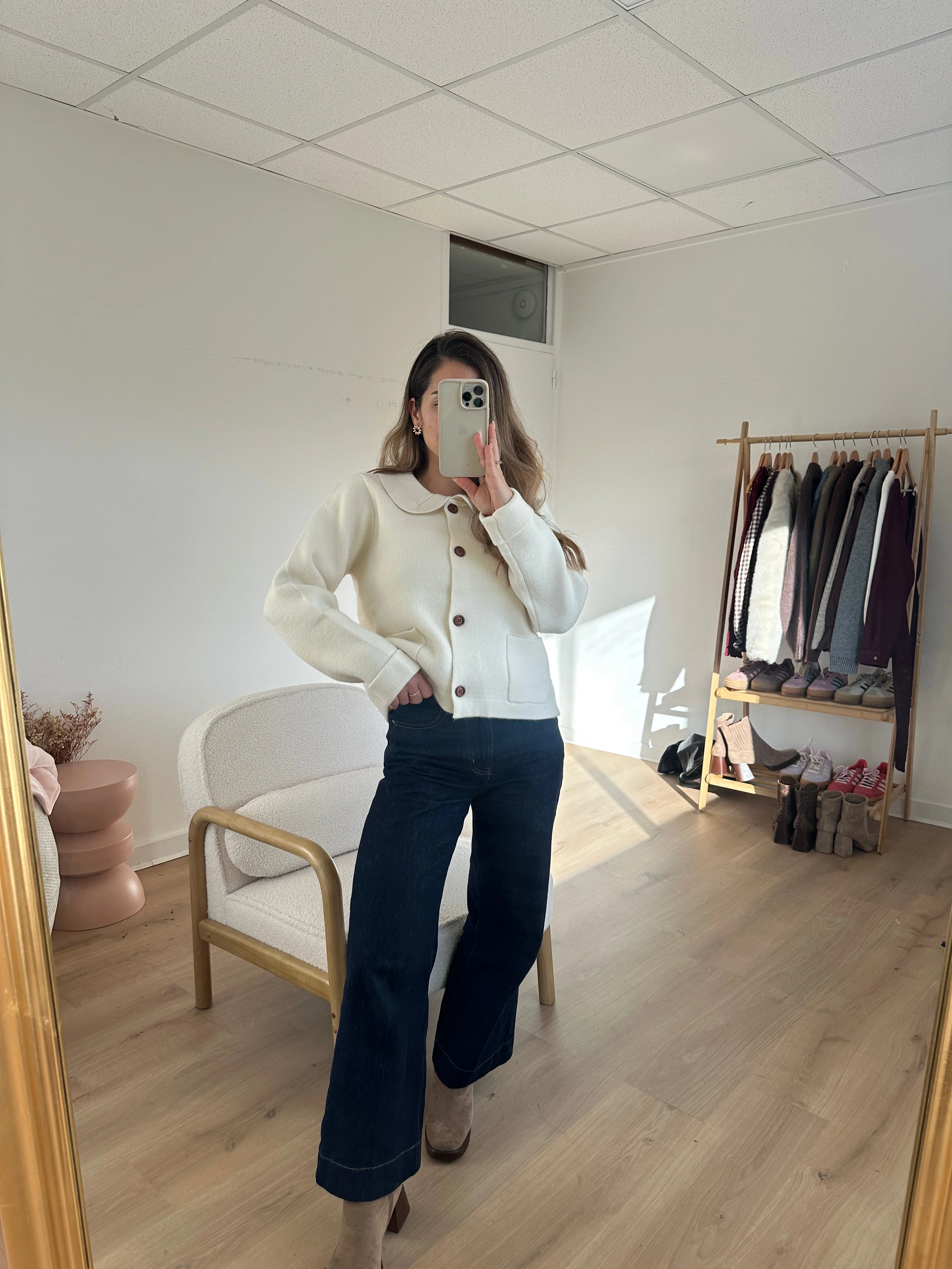 Cardigan Gloria Écru - Image 13