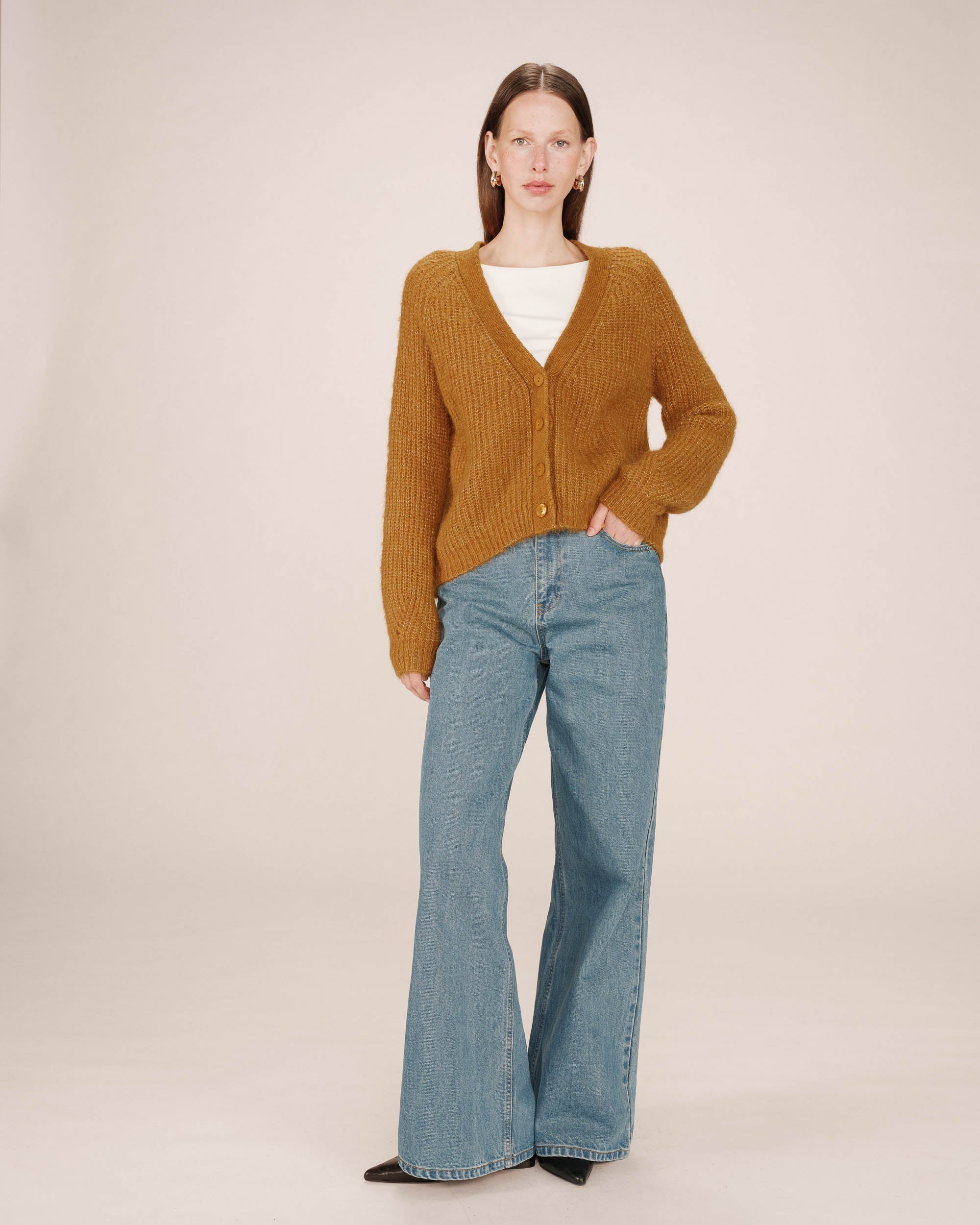 Cardigan Ocre Saluda - Image 3