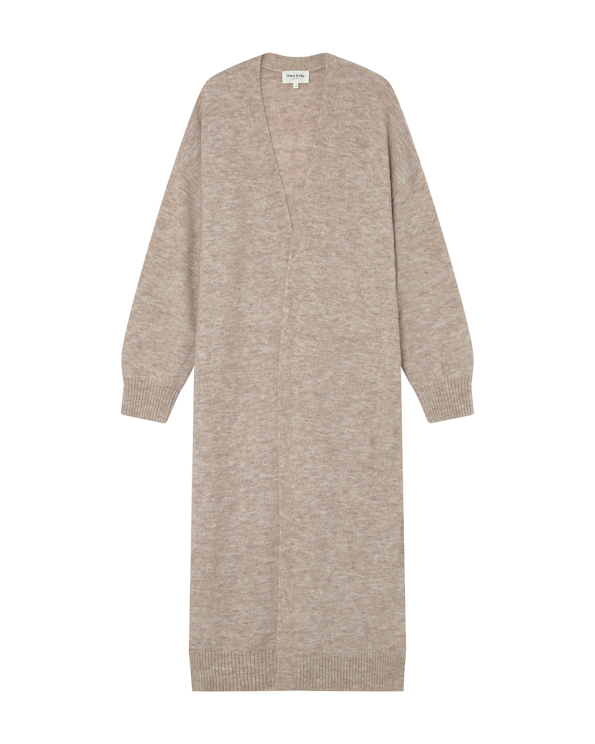 Cardigan Long Beige Santiago - Image 6