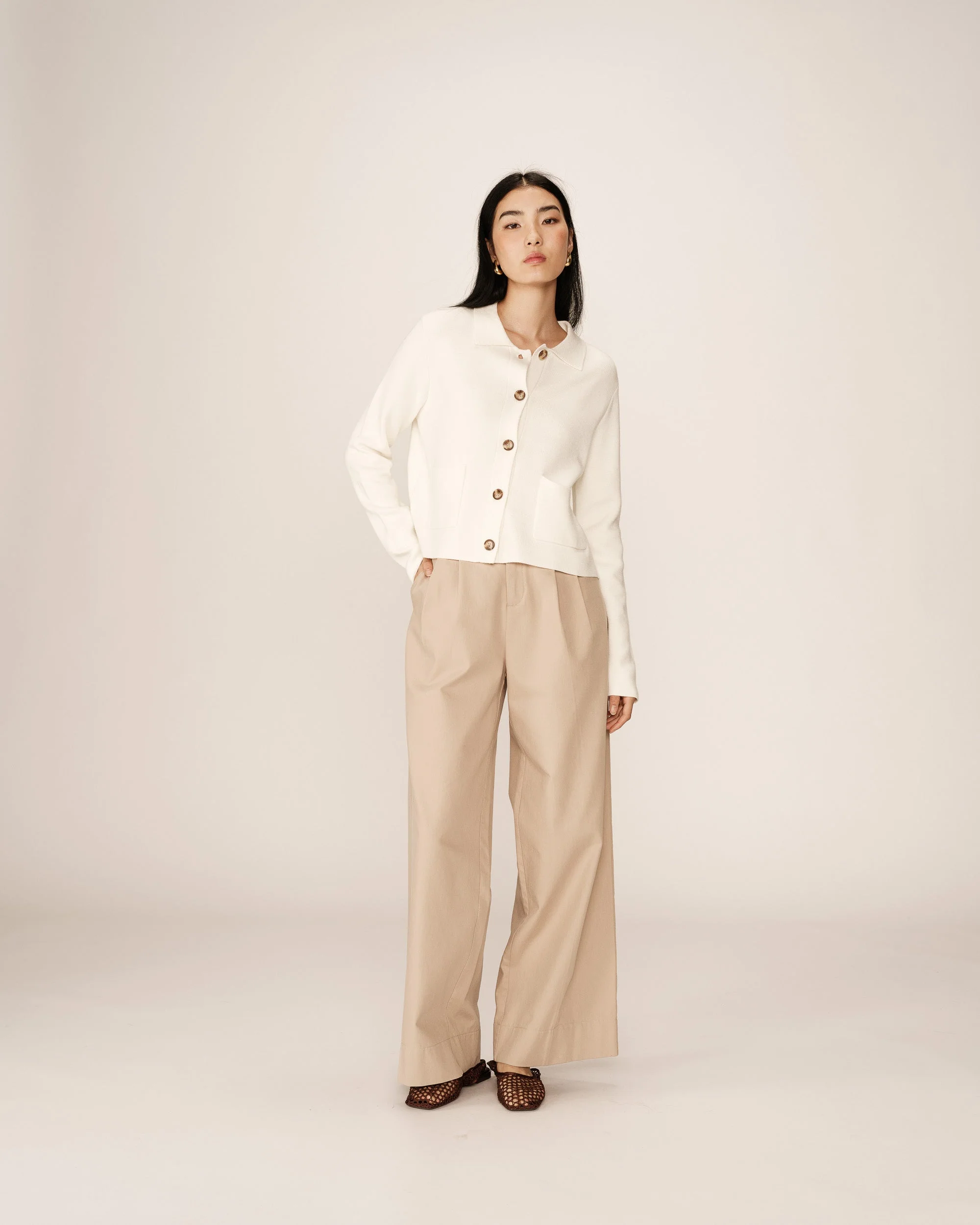 Cardigan Pam - Ecru - Image 3