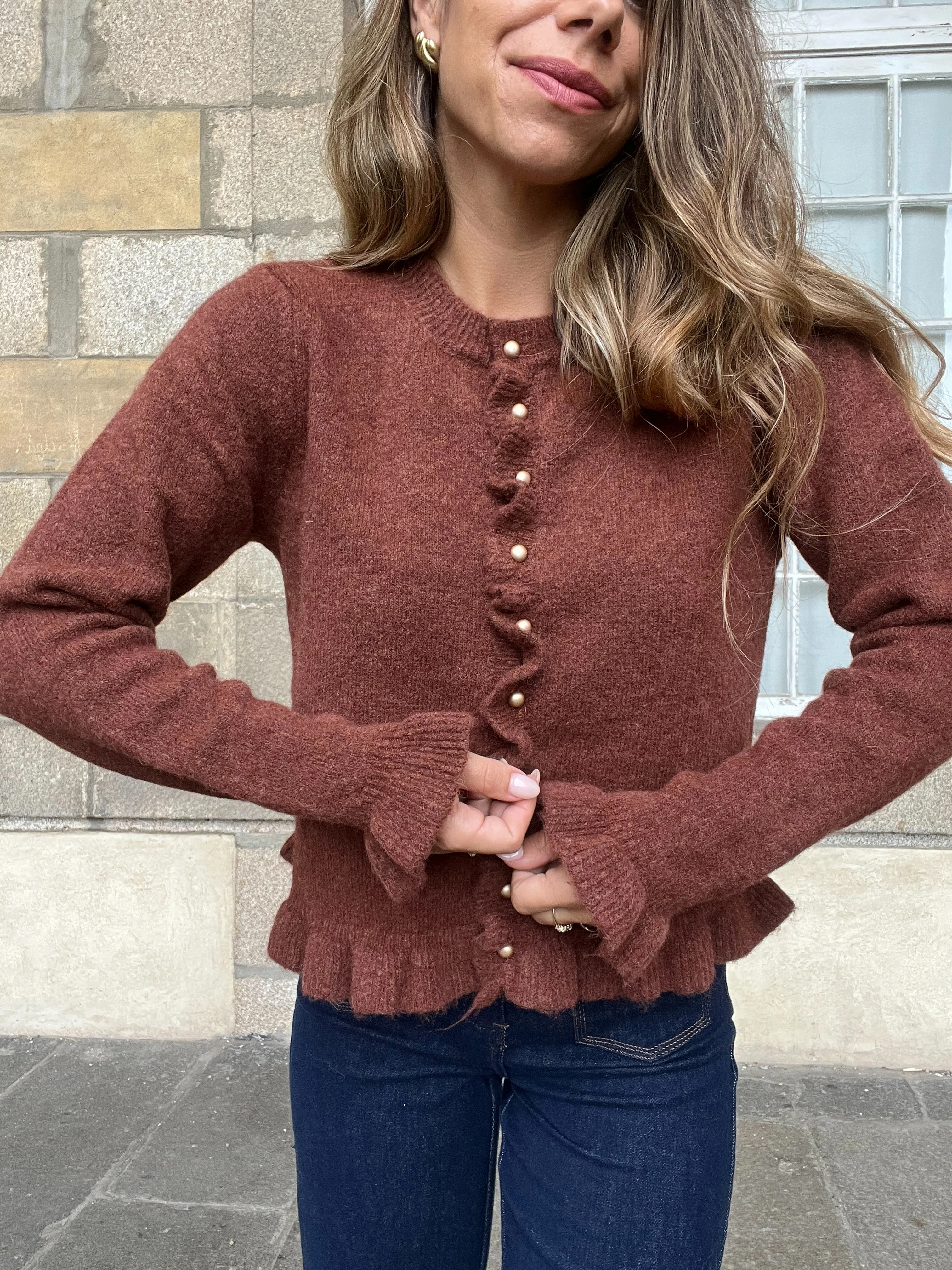 Cardigan Maxine Marron - Image 2