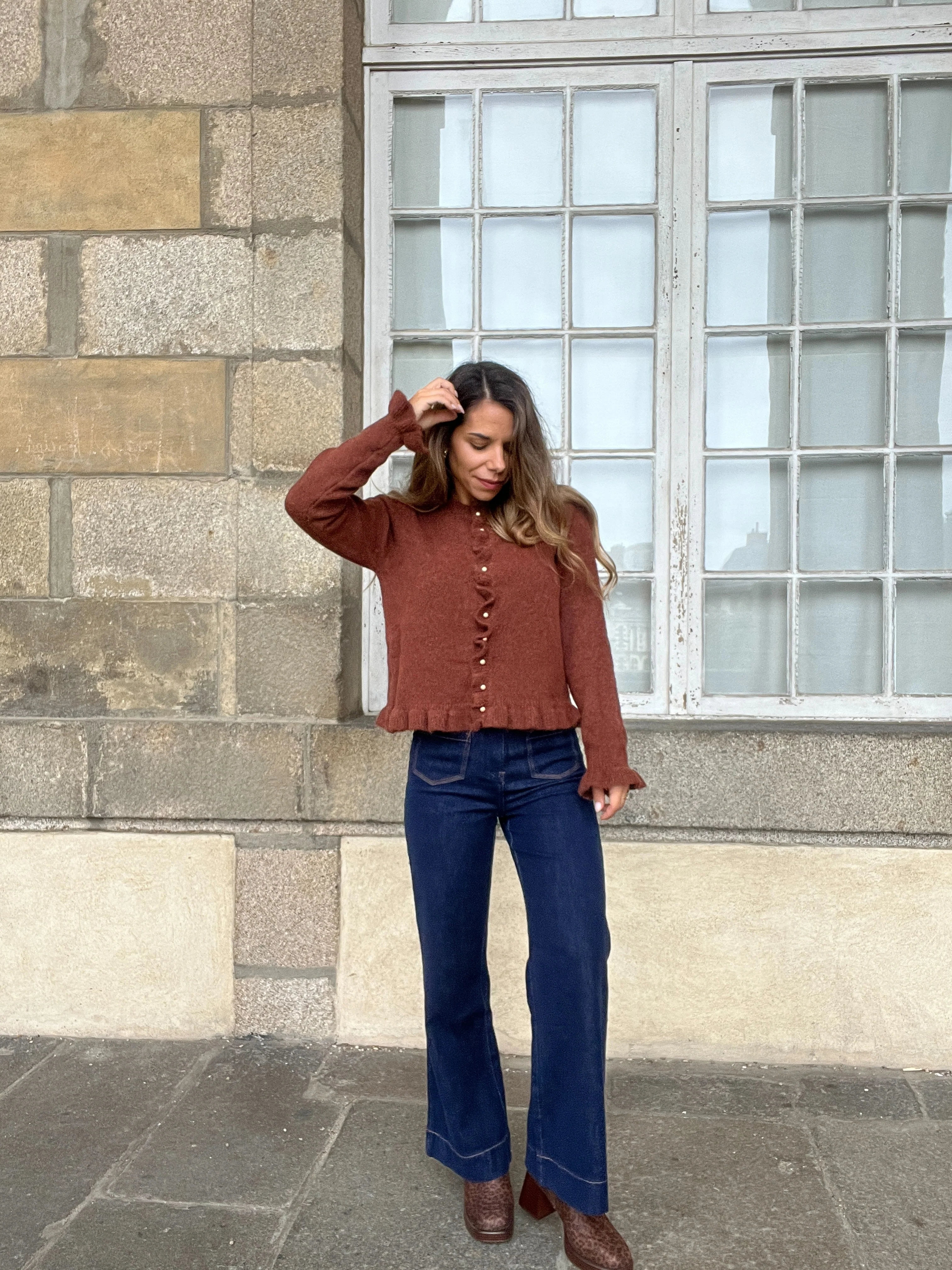Cardigan Maxine Marron - Image 3