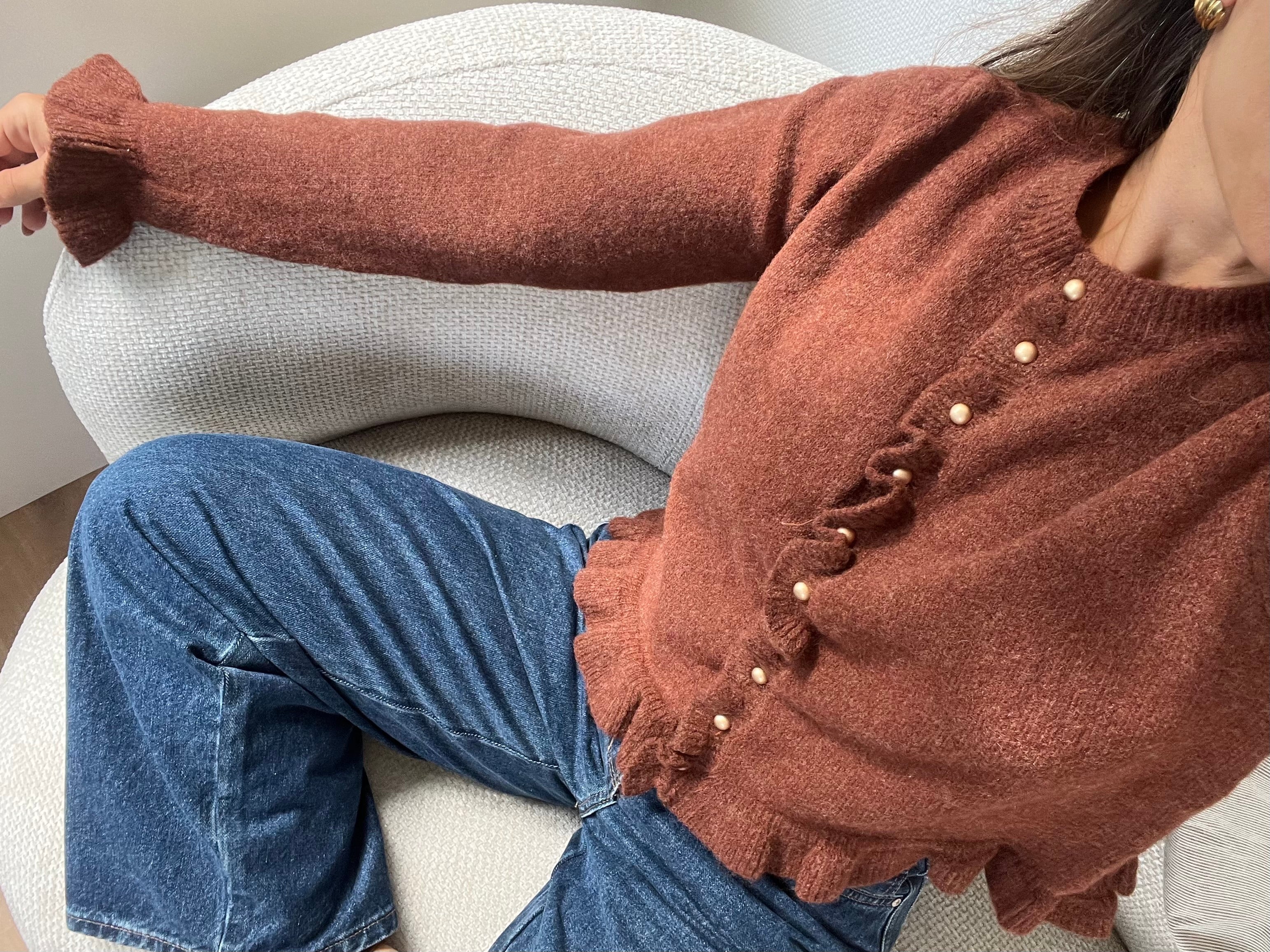Cardigan Maxine Marron - Image 9