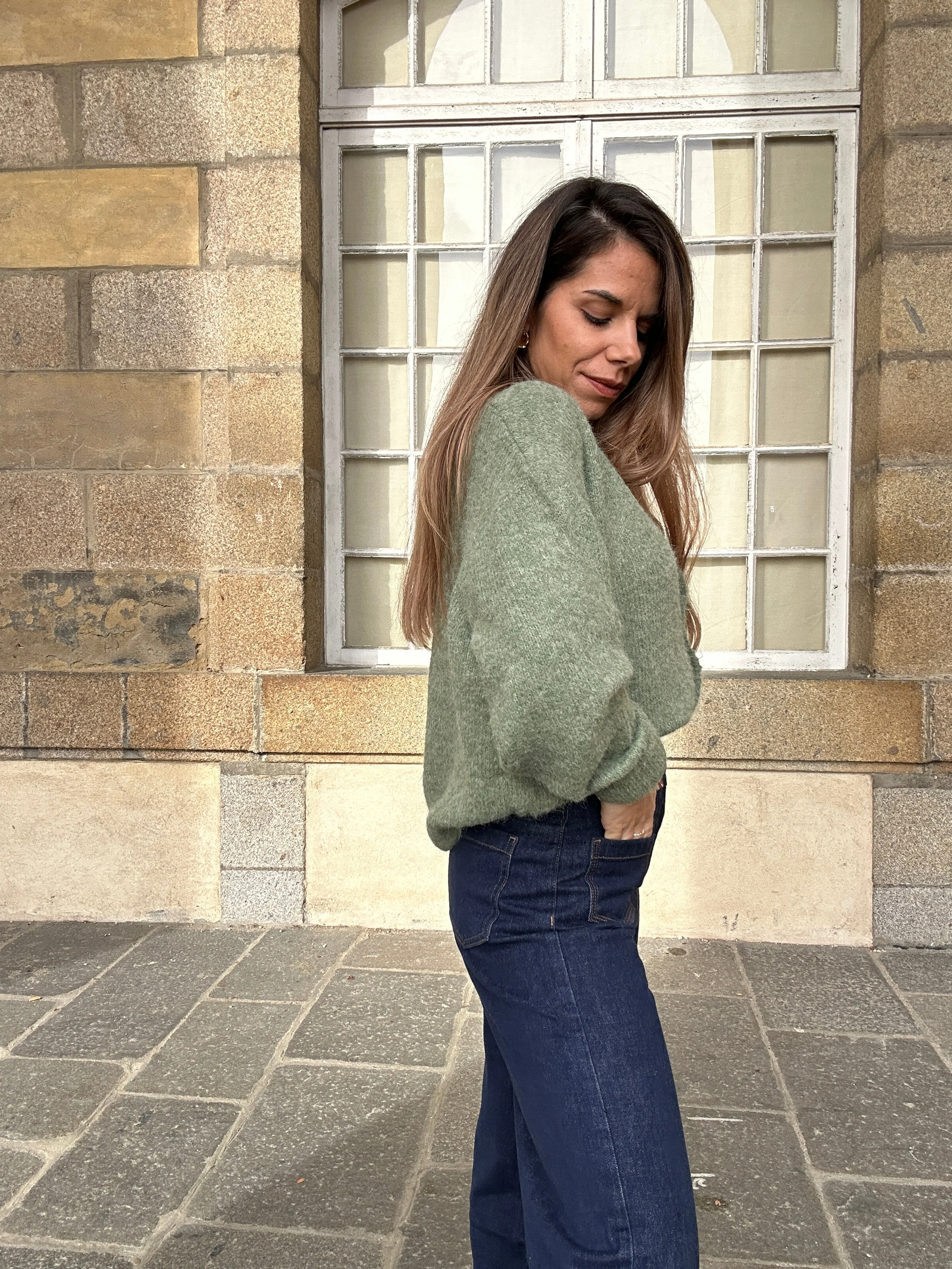 Cardigan Charlie Olive - Image 4