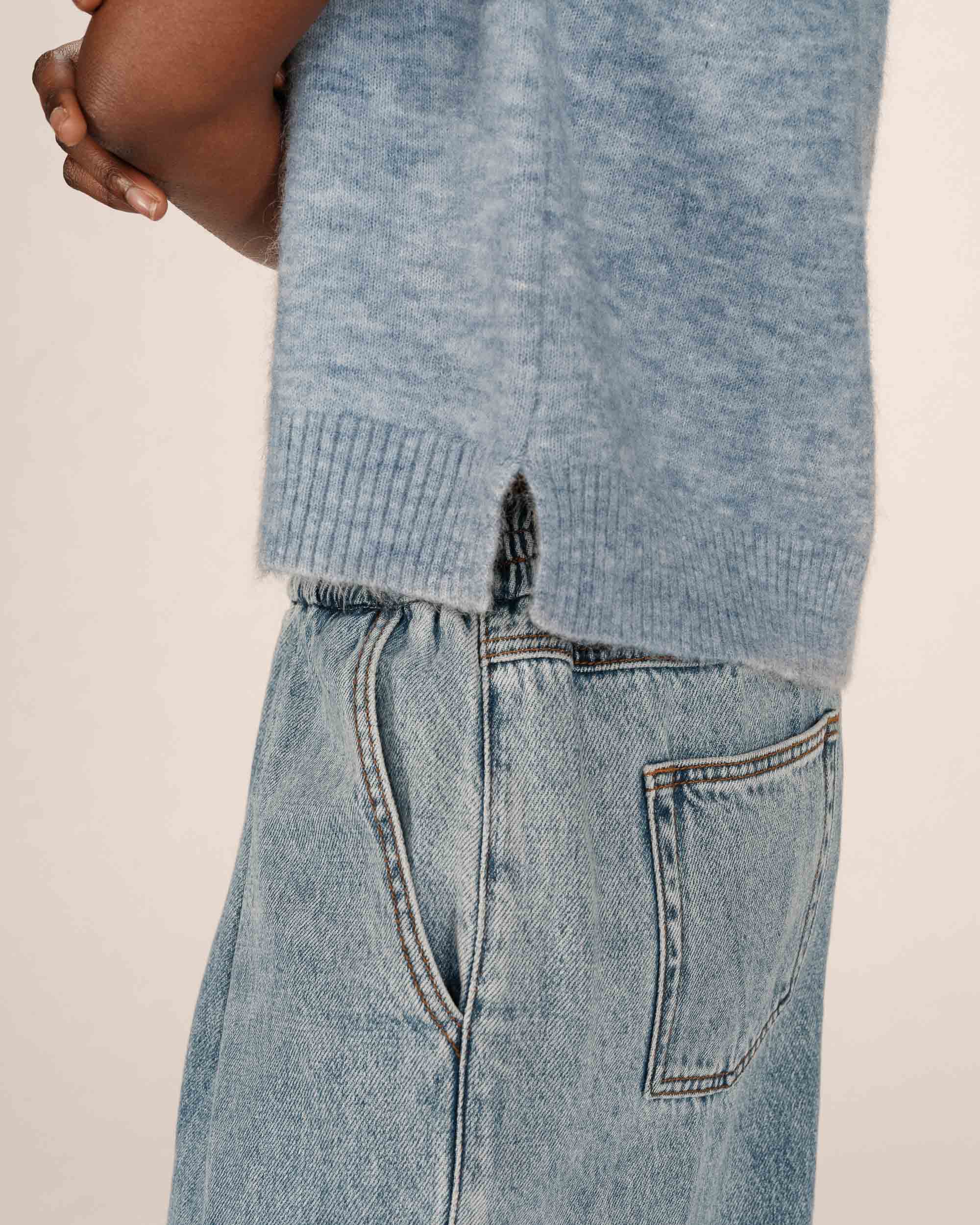 Cardigan Sans Manches Bleuet Santa - Image 4
