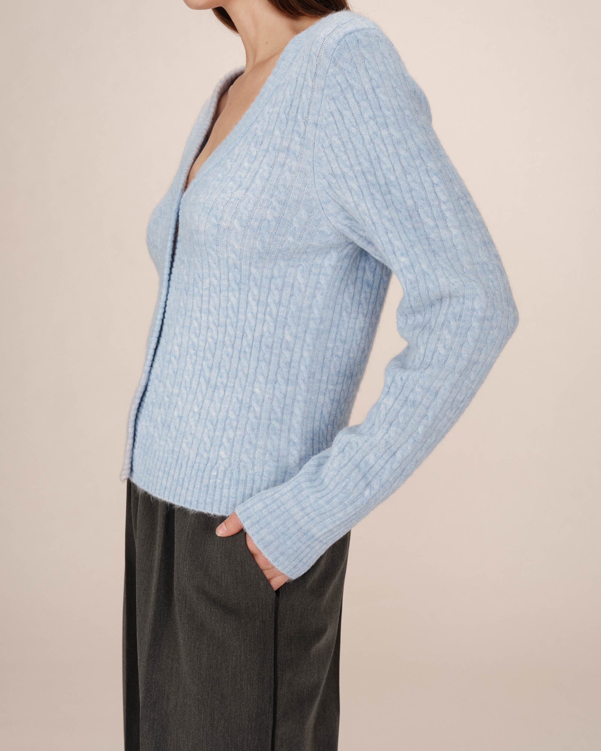 Cardigan Tricote Bleuet Samso - Image 2