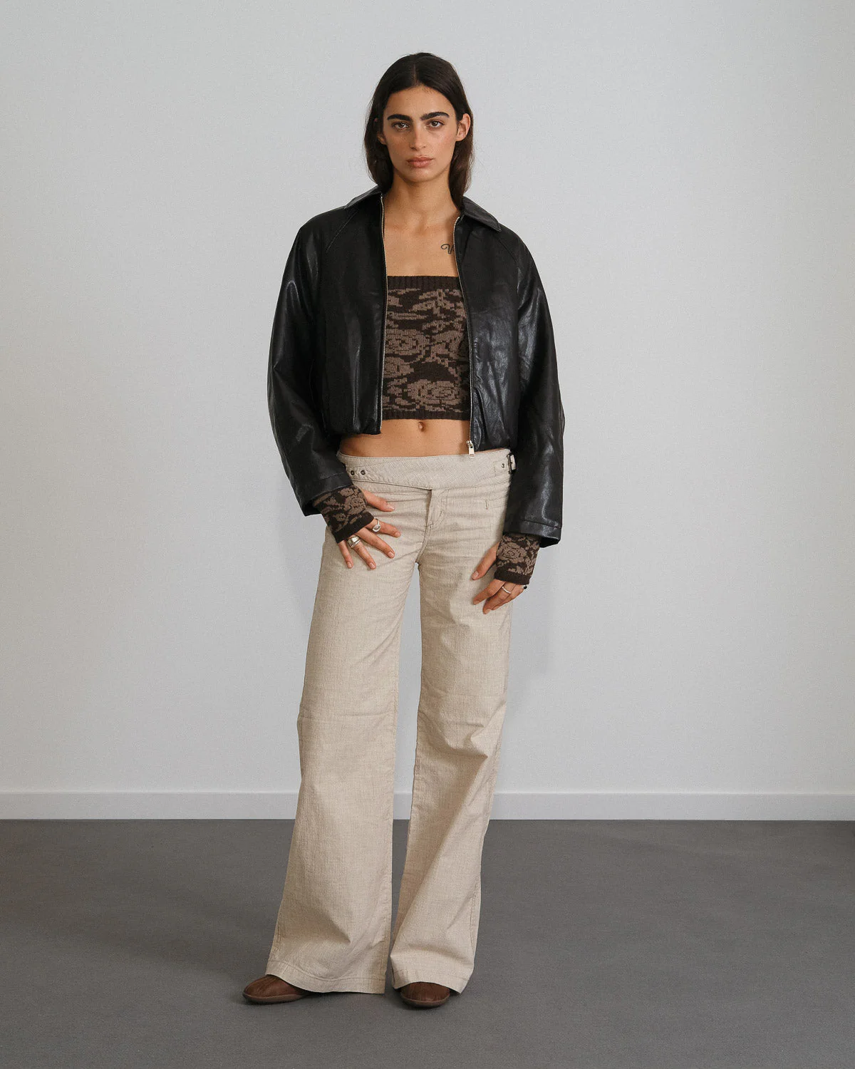 Top Carmela - Chocolat - Image 5