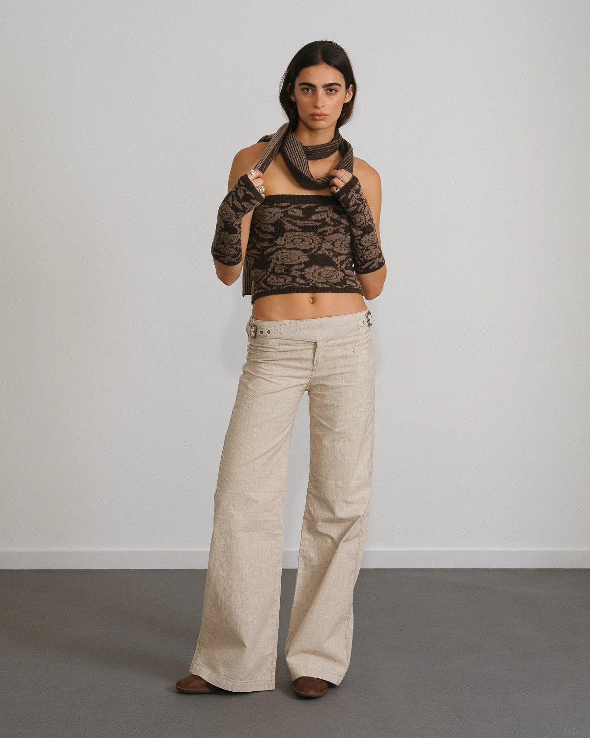Top Carmela - Chocolat - Image 7