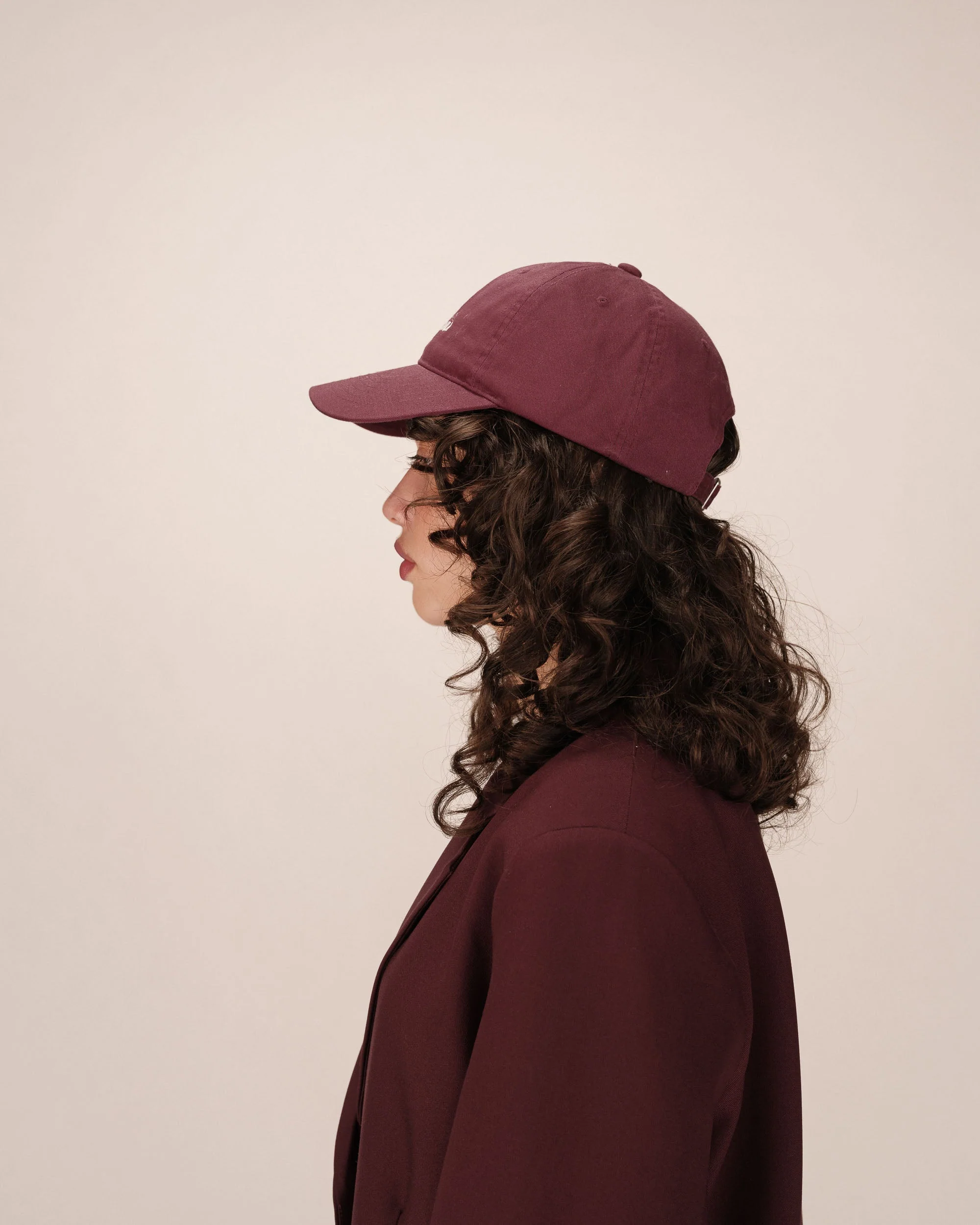 Casquette Avec Logo Bordeaux Slimane - Image 2