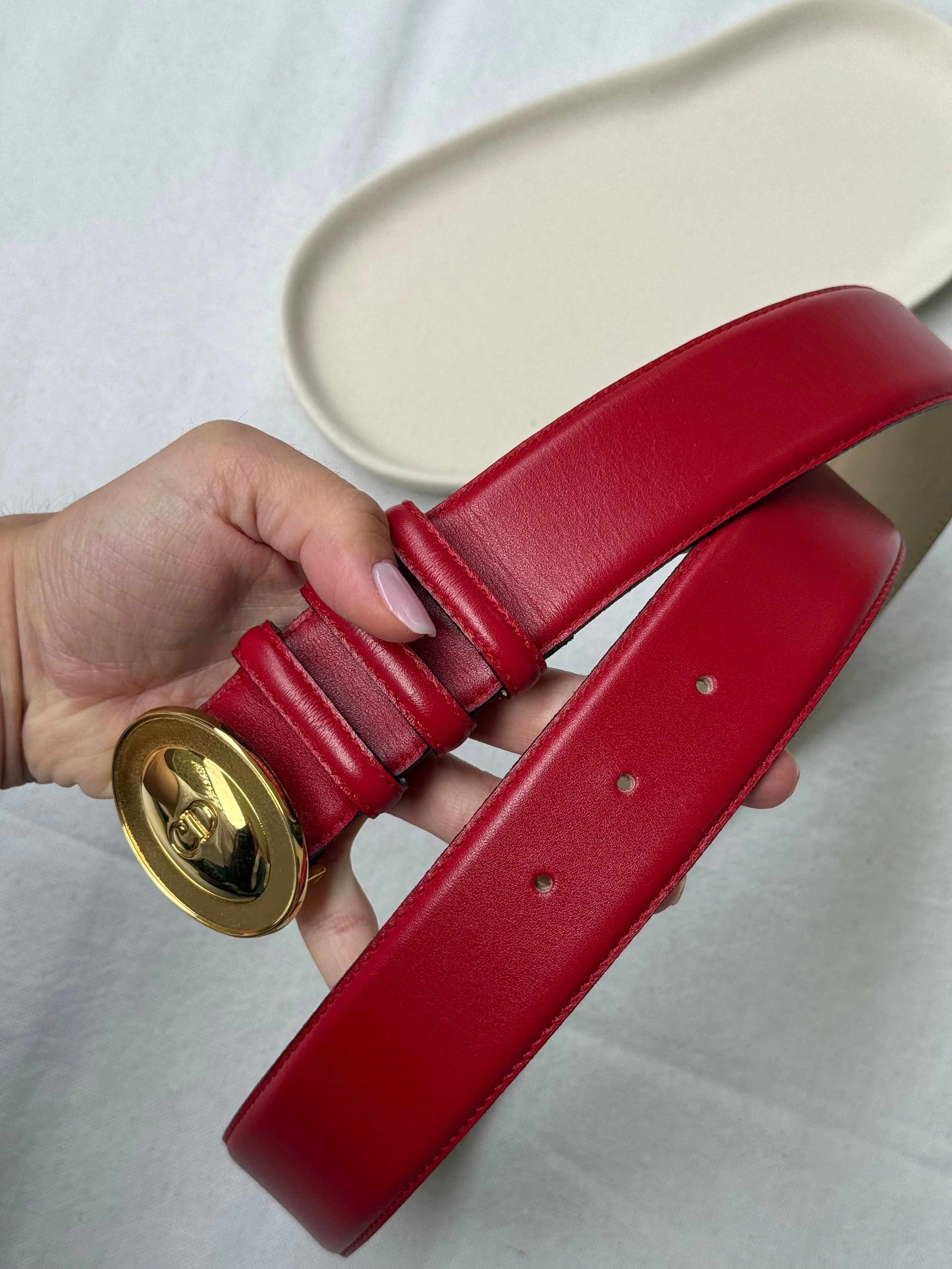 Ceinture Dior Vintage - Boucle Cd - Image 7