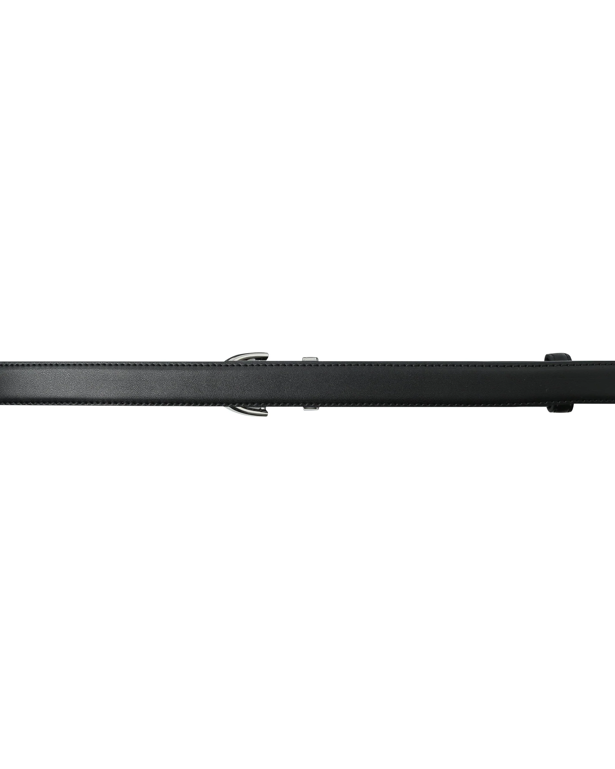 Ceinture Lisse Noir Silver - Image 3