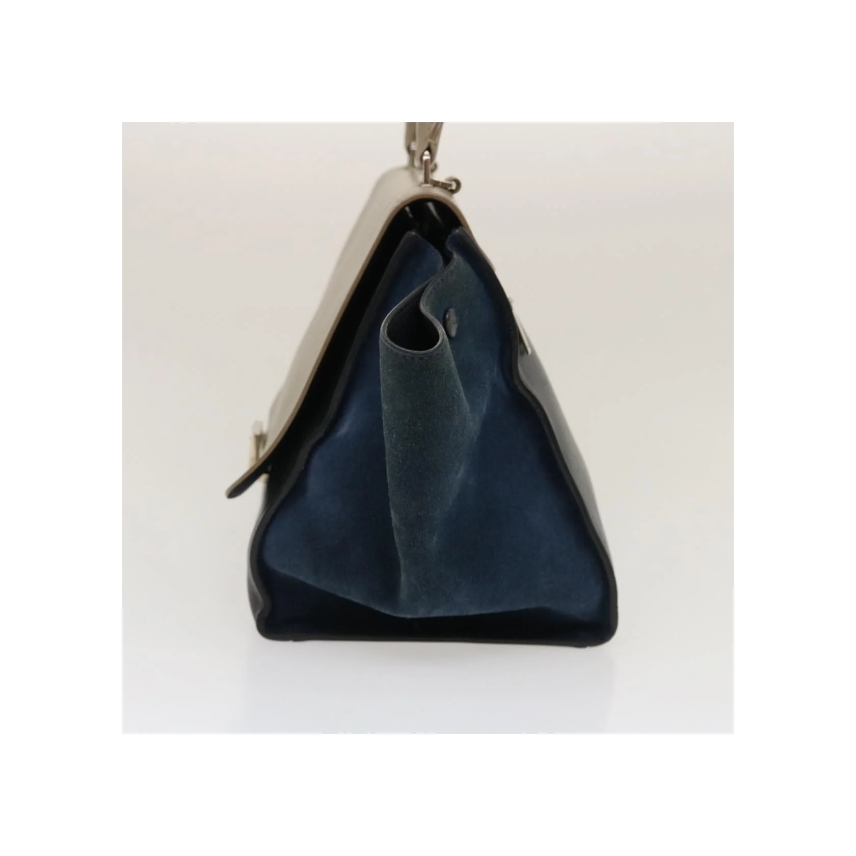 Sac Trapèze Celine Bicolore - Navy - Image 3