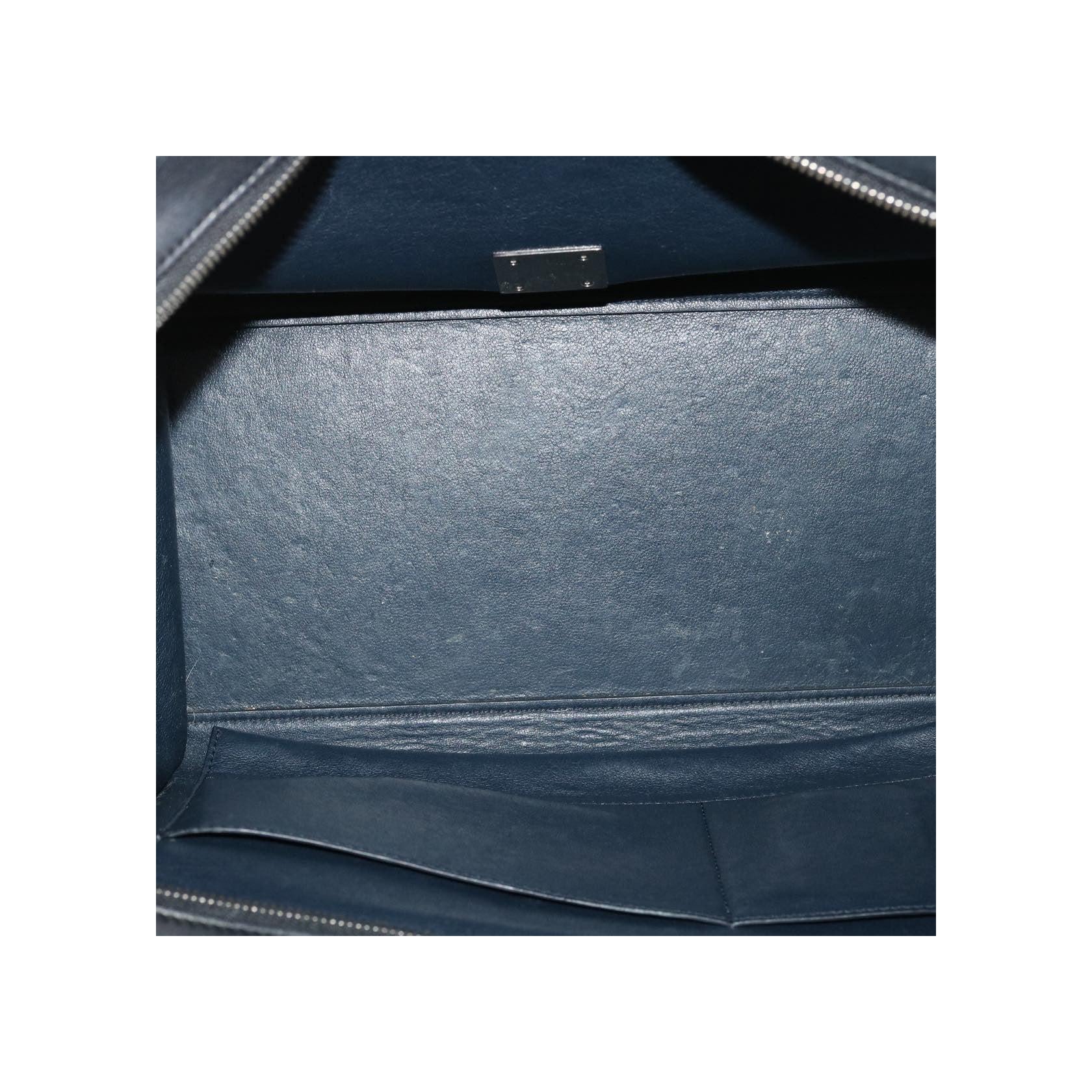 Sac Trapèze Celine Bicolore - Navy - Image 5