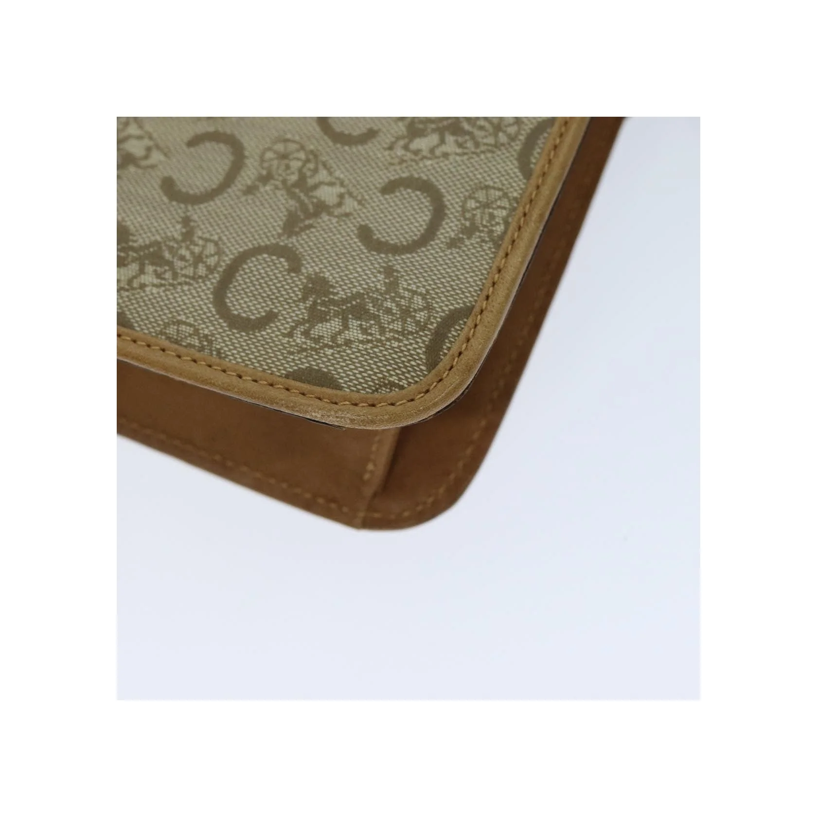 Sac À Bandoulière Celine C Macadam - Beige - Image 10