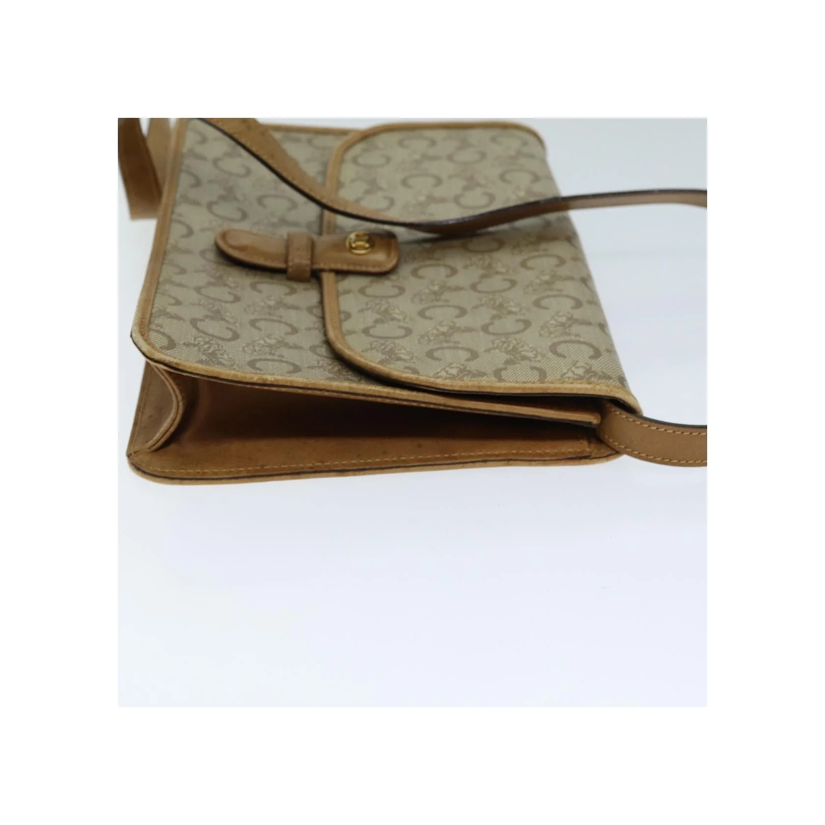 Sac À Bandoulière Celine C Macadam - Beige - Image 3
