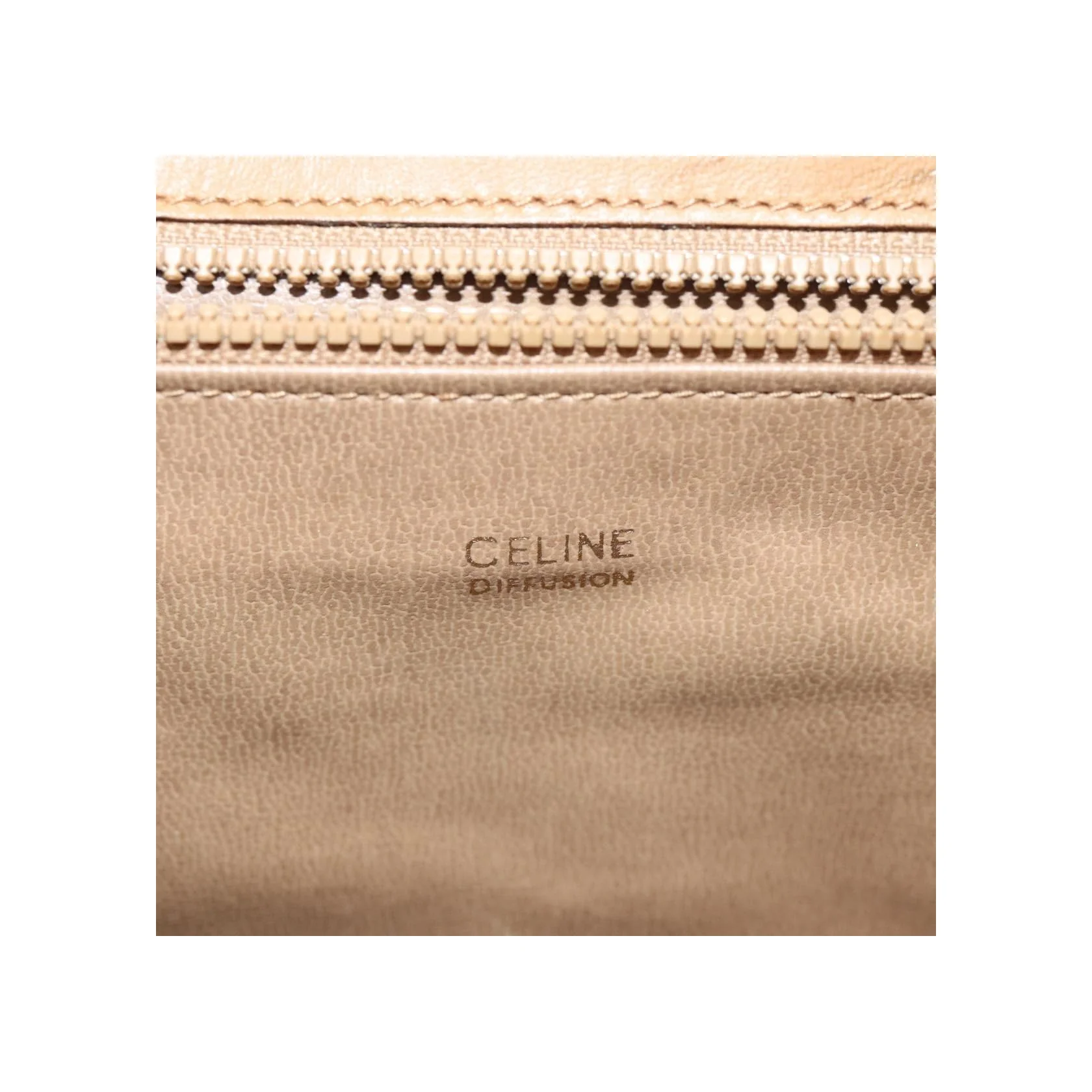 Sac À Bandoulière Celine C Macadam - Beige - Image 6