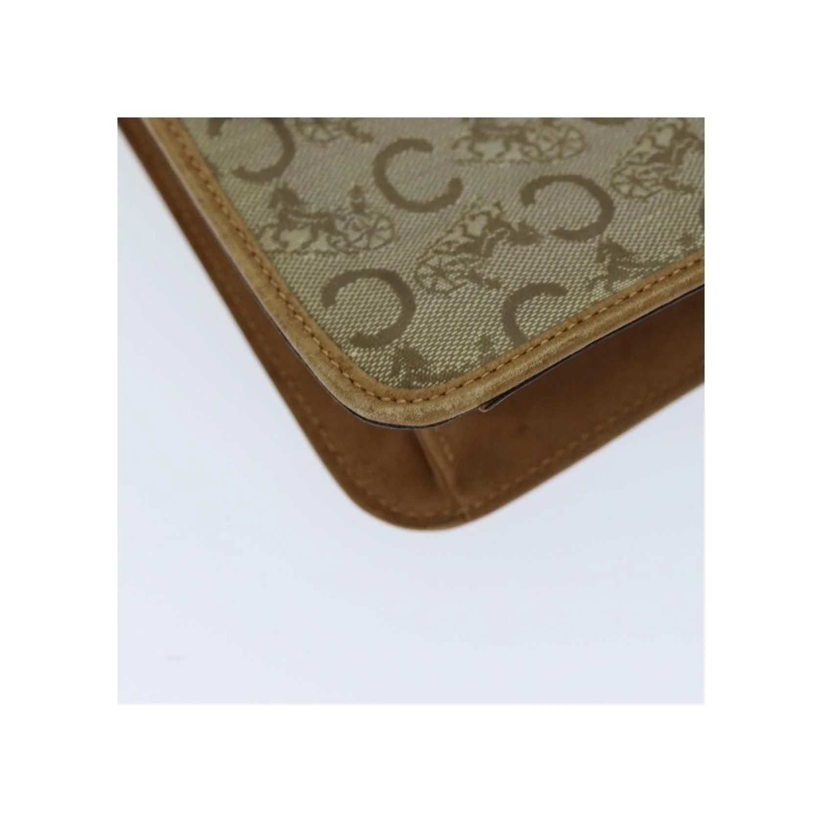 Sac À Bandoulière Celine C Macadam - Beige - Image 9