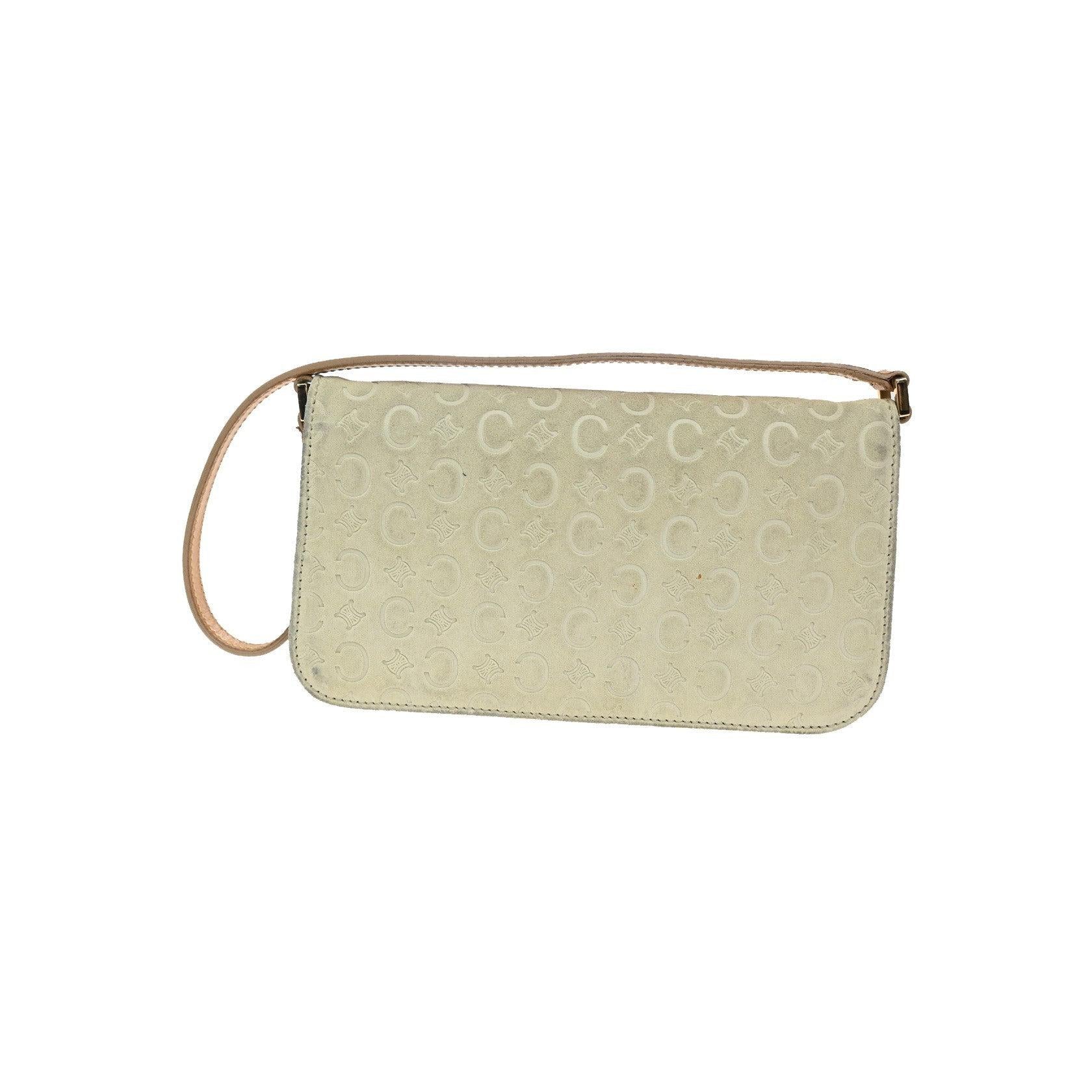Sac À Bandoulière Celine C Macadam - Beige - Image 2