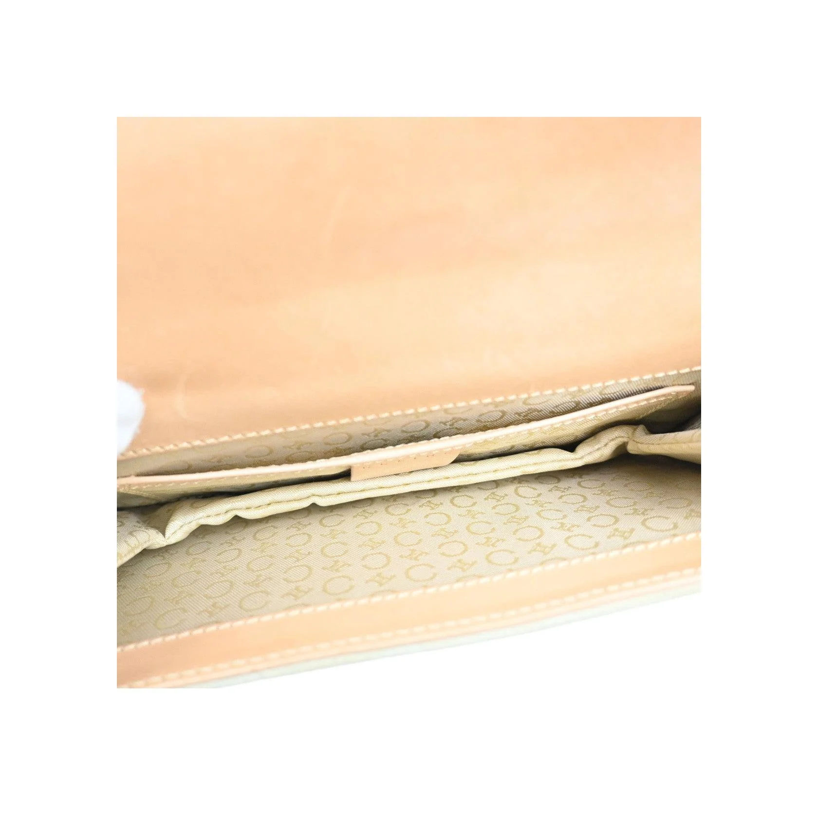 Sac À Bandoulière Celine C Macadam - Beige - Image 5