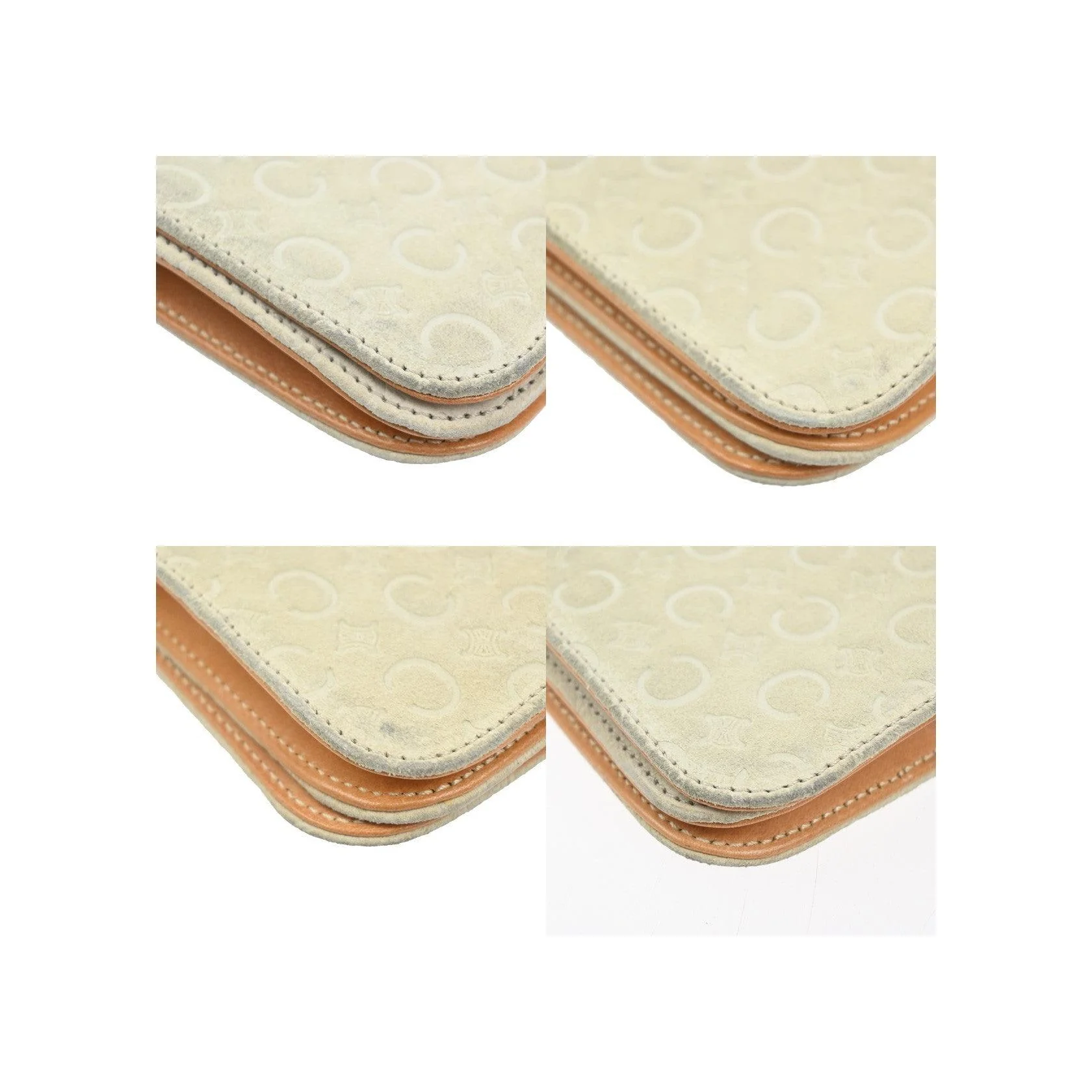 Sac À Bandoulière Celine C Macadam - Beige - Image 9