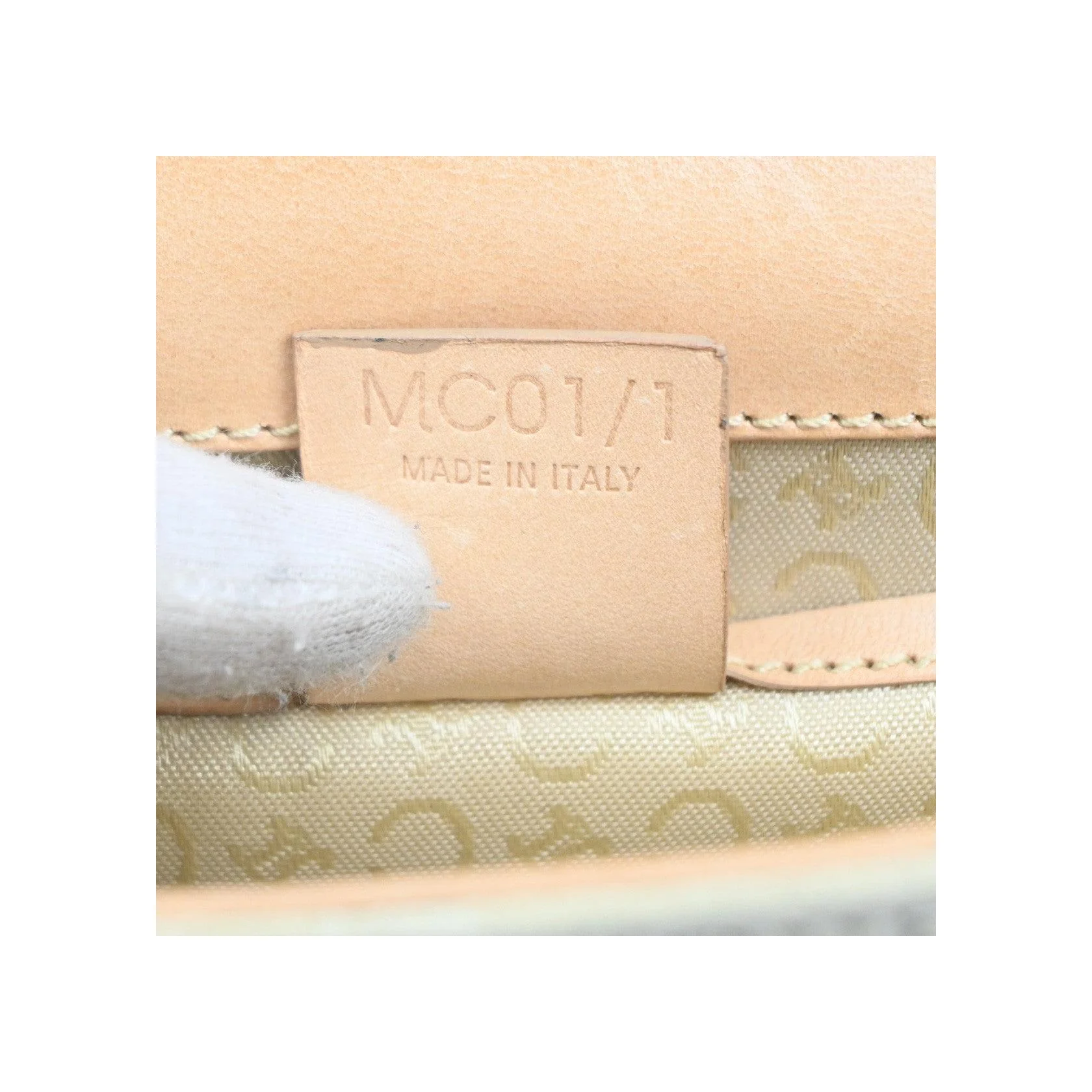 Sac À Bandoulière Celine C Macadam - Beige - Image 7