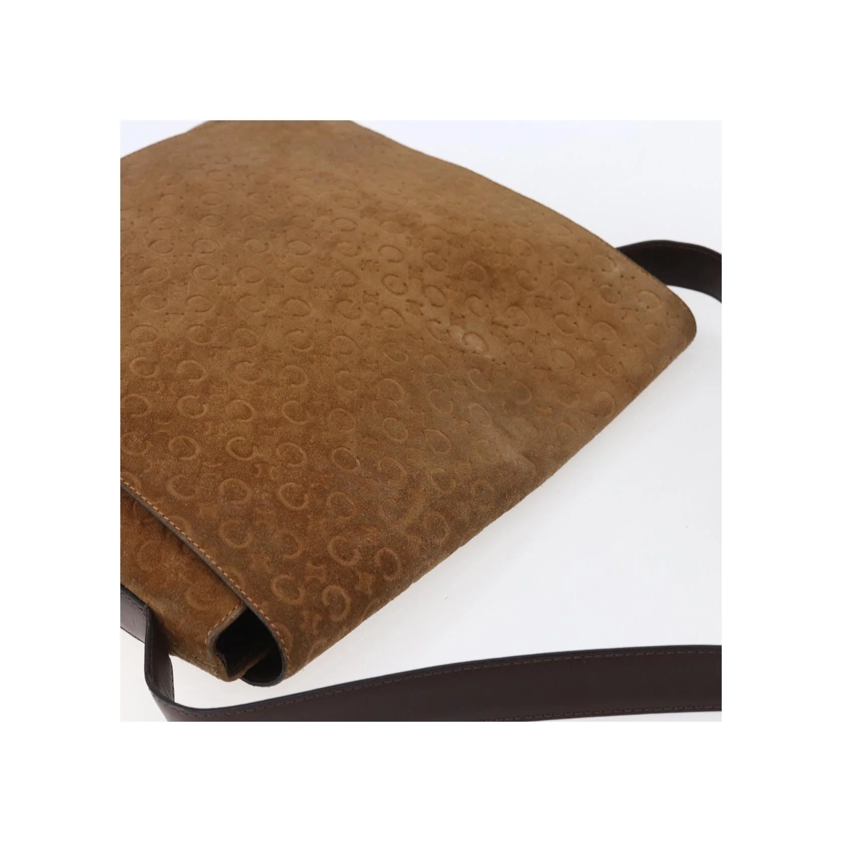 Sac À Bandoulière Celine C Macadam - Beige - Image 16