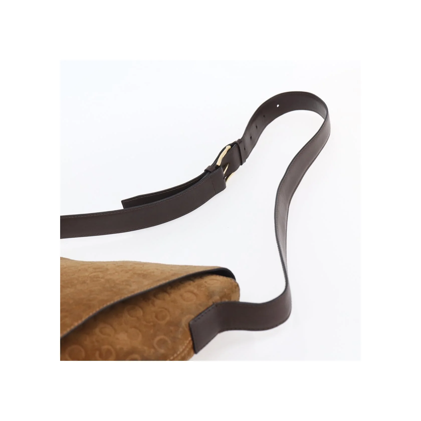 Sac À Bandoulière Celine C Macadam - Beige - Image 17