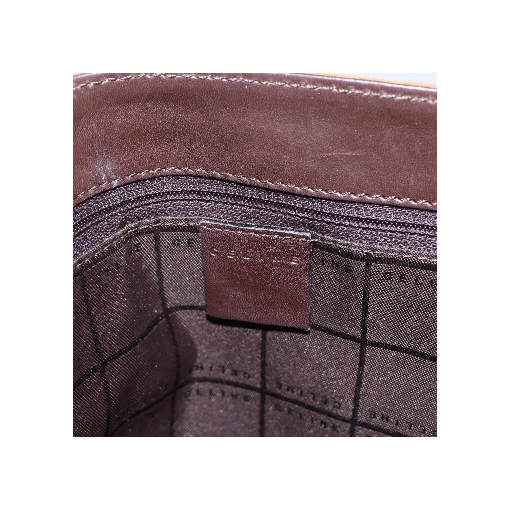 Sac À Bandoulière Celine C Macadam - Beige - Image 7