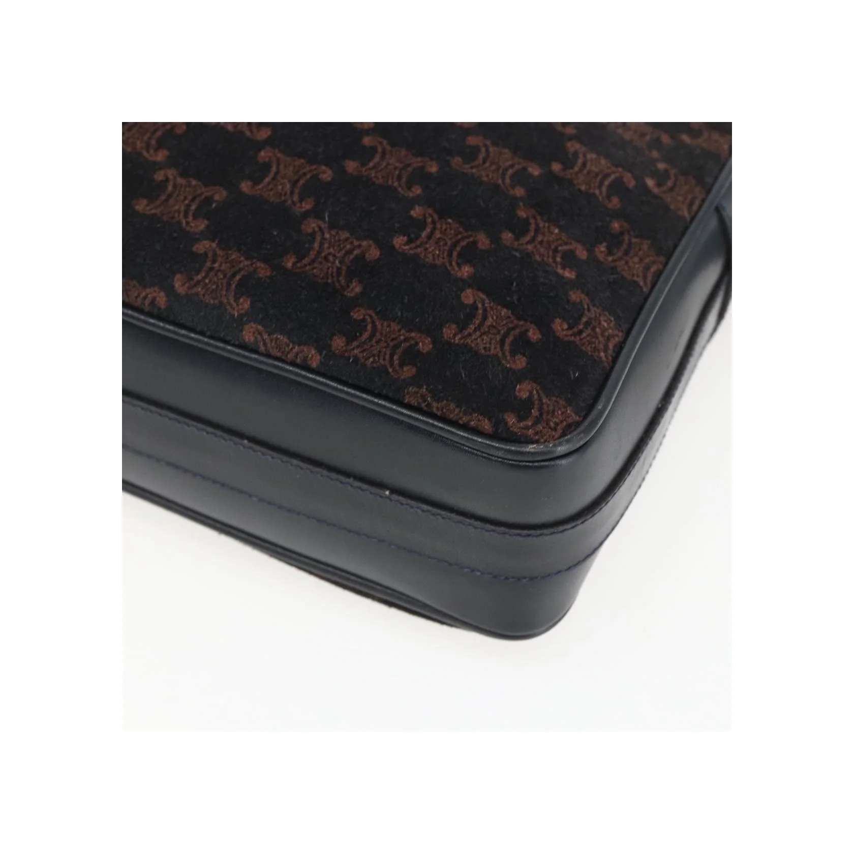 Sac À Bandoulière Celine C Macadam - Navy - Image 10