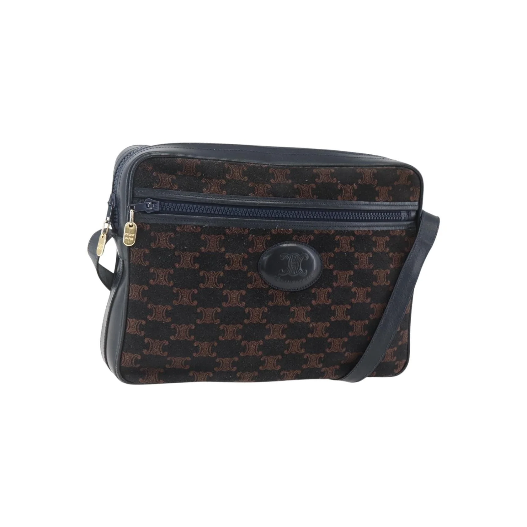 Sac À Bandoulière Celine C Macadam - Navy - Image 17