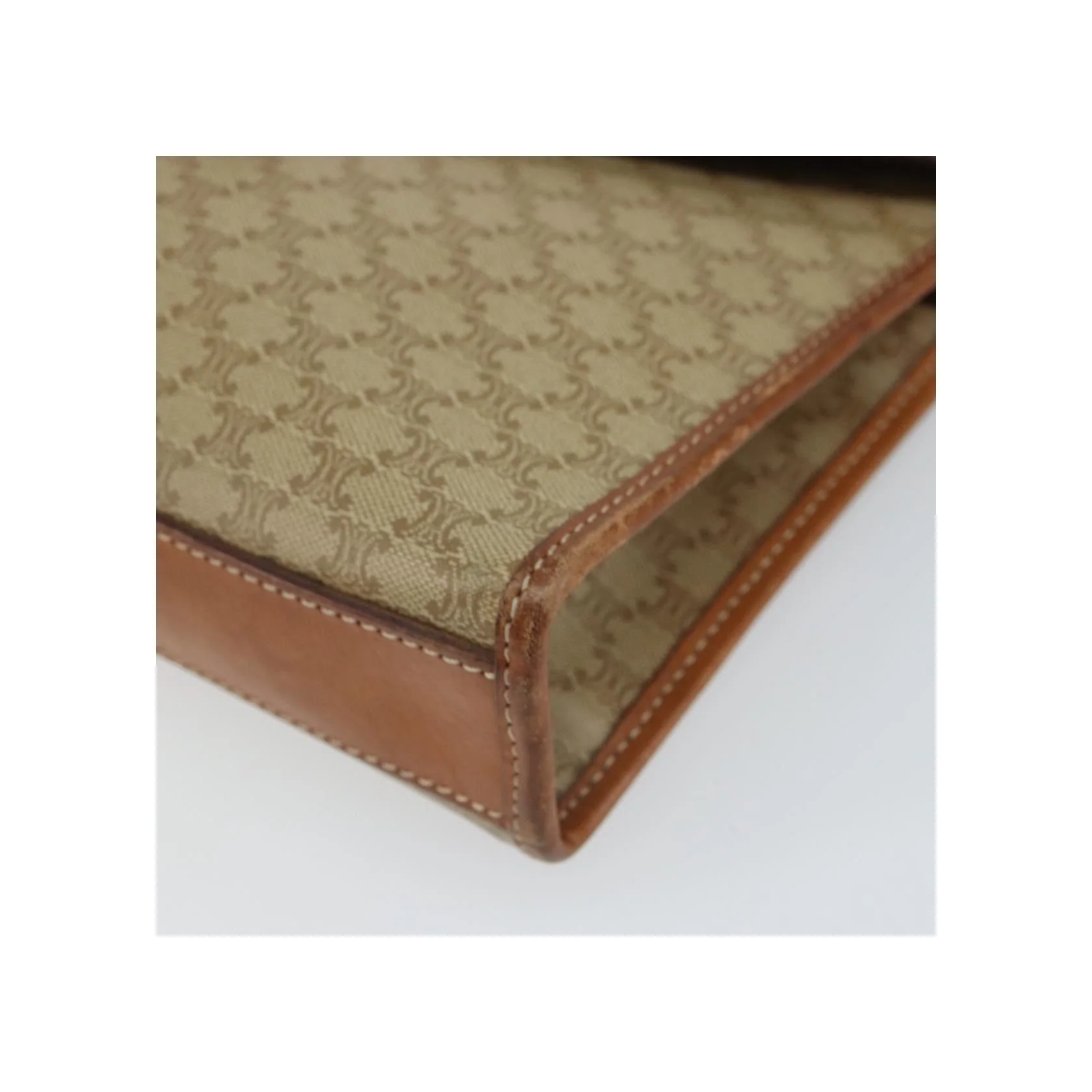 Pochette Celine Circle Logo Macadam - Beige - Image 10