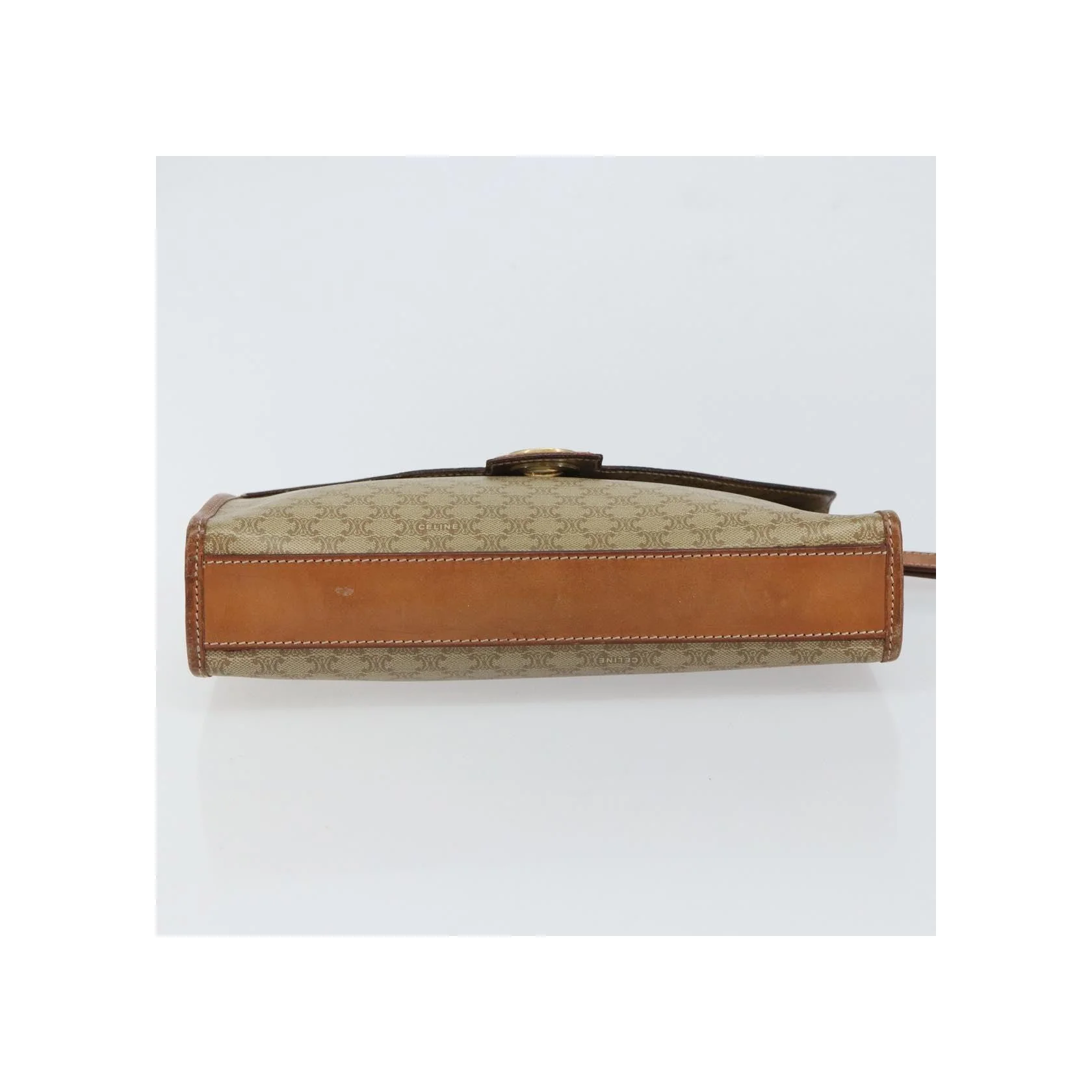 Pochette Celine Circle Logo Macadam - Beige - Image 13