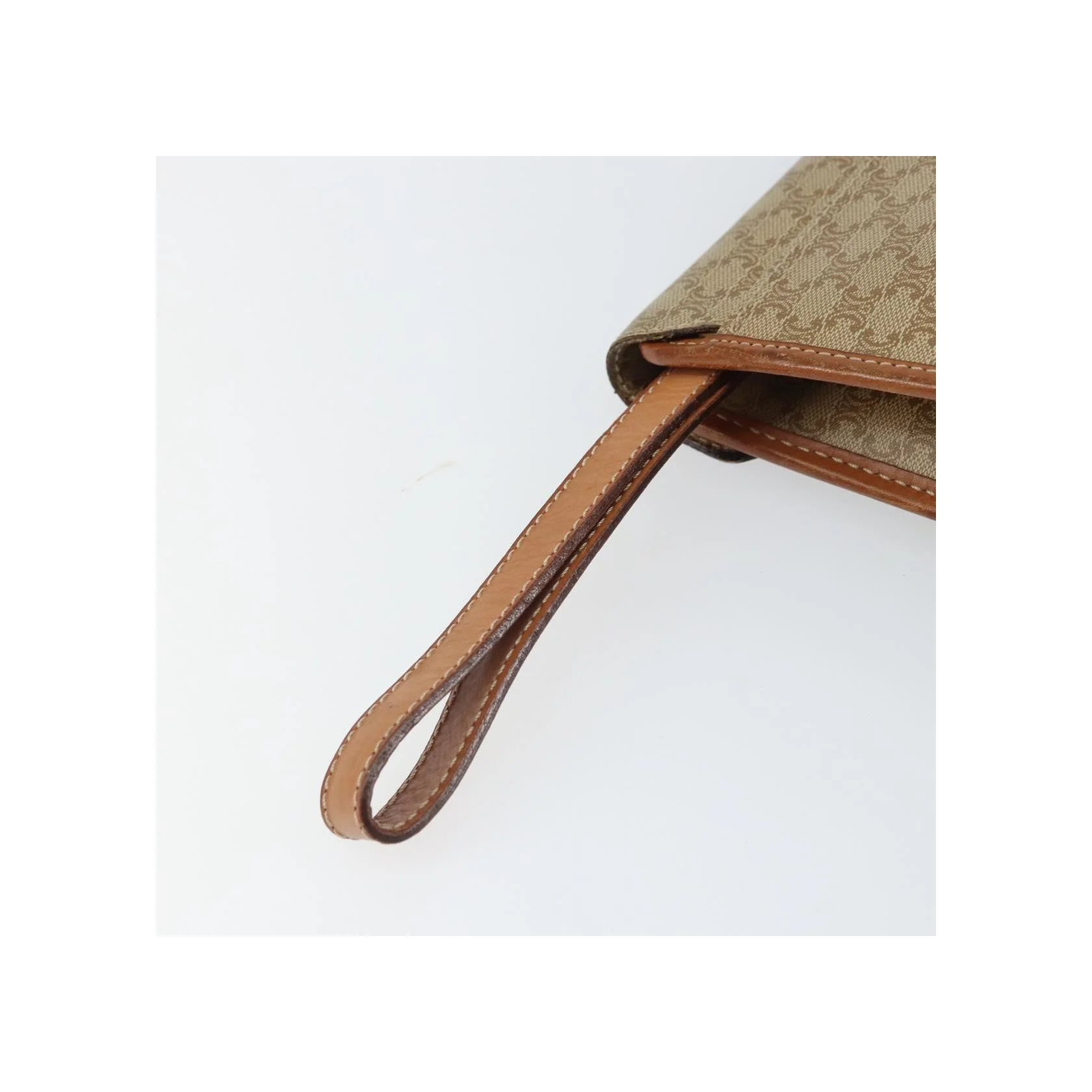 Pochette Celine Circle Logo Macadam - Beige - Image 15