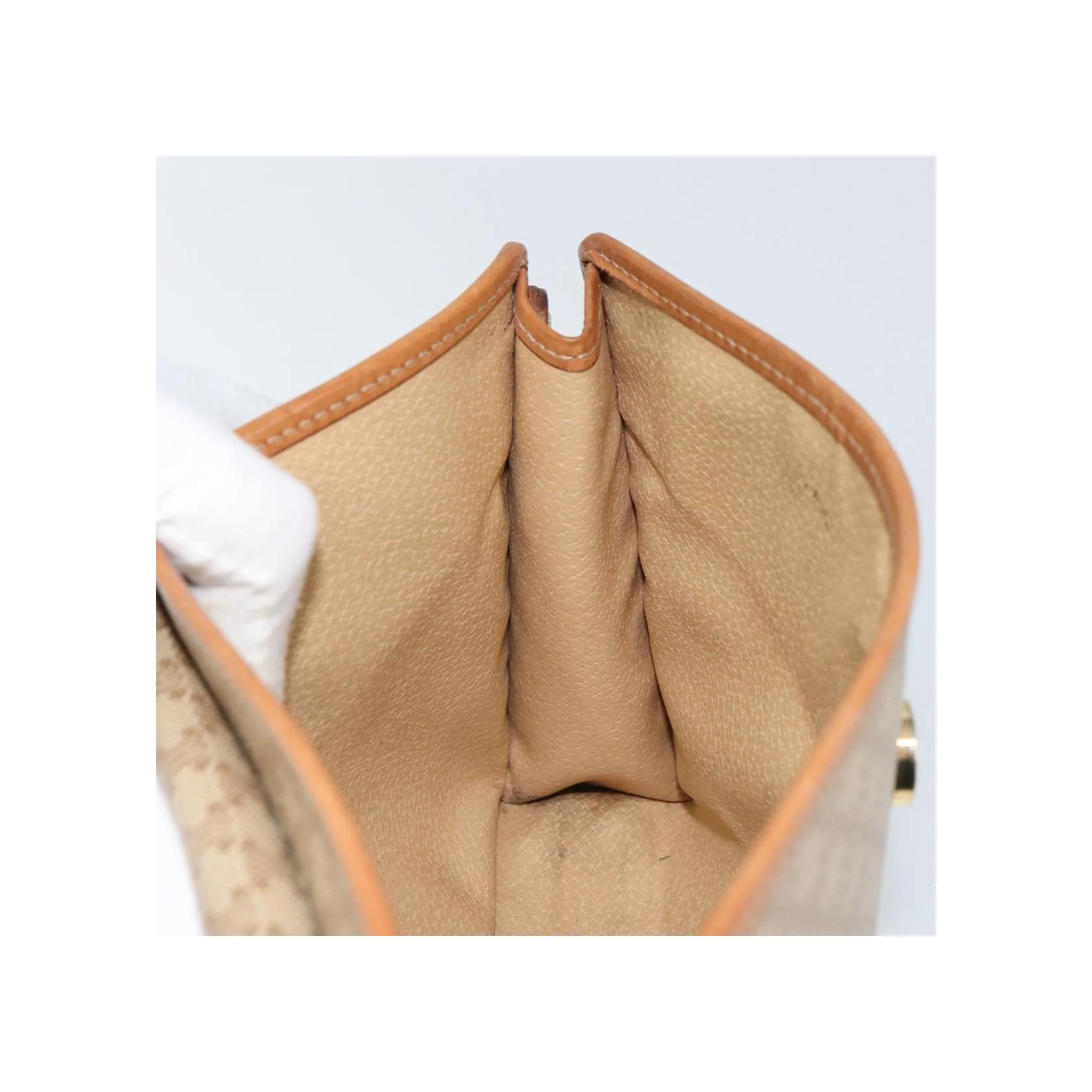 Pochette Celine Circle Logo Macadam - Beige - Image 18