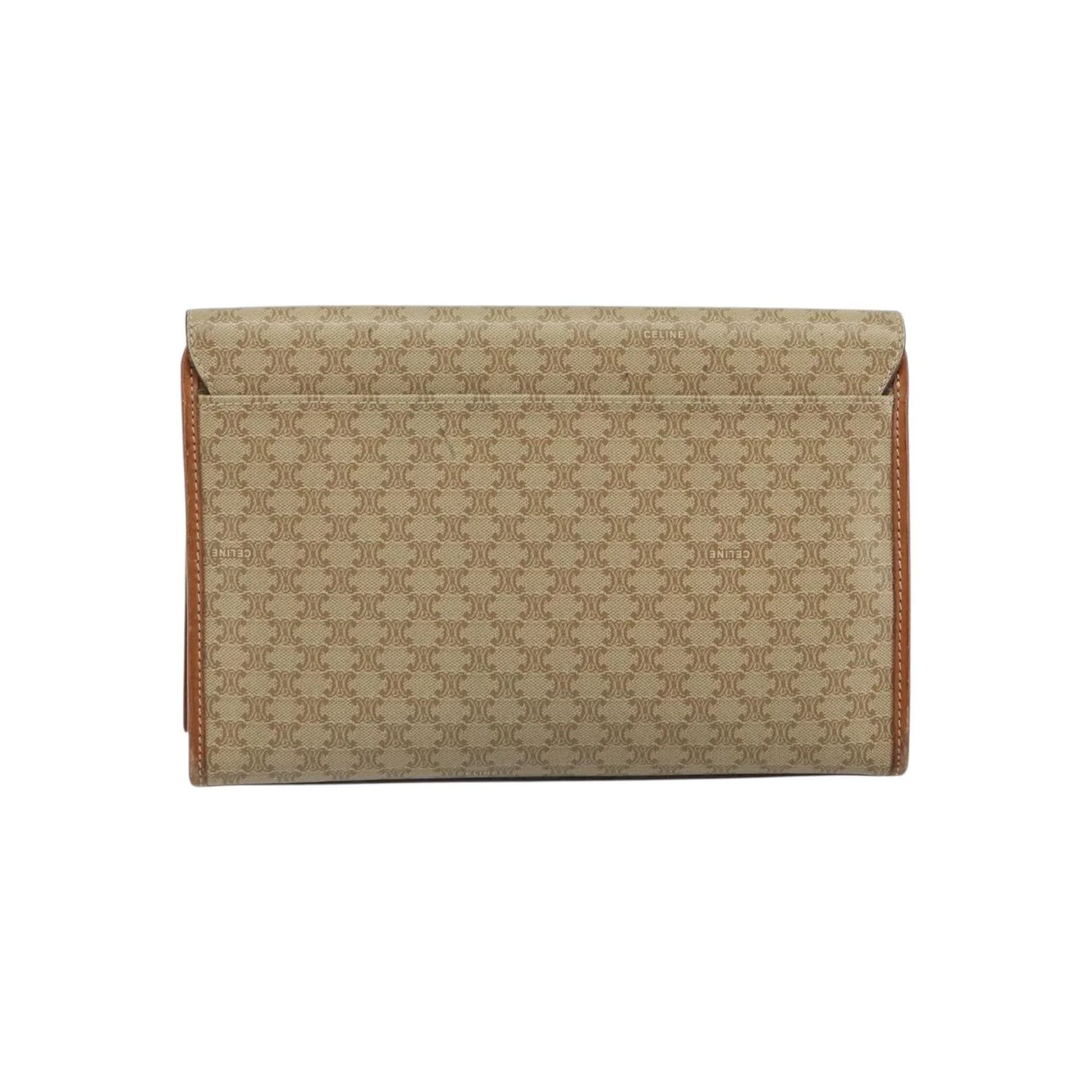 Pochette Celine Circle Logo Macadam - Beige - Image 2