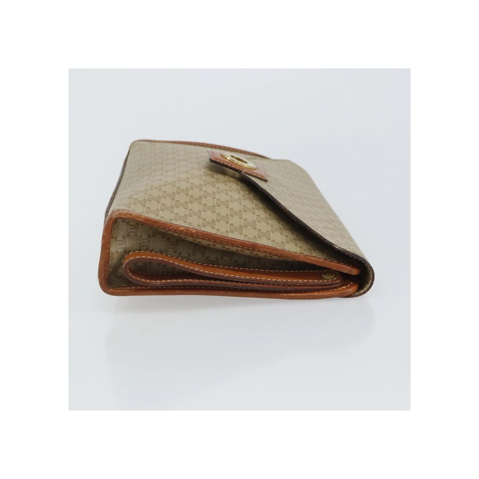 Pochette Celine Circle Logo Macadam - Beige - Image 3