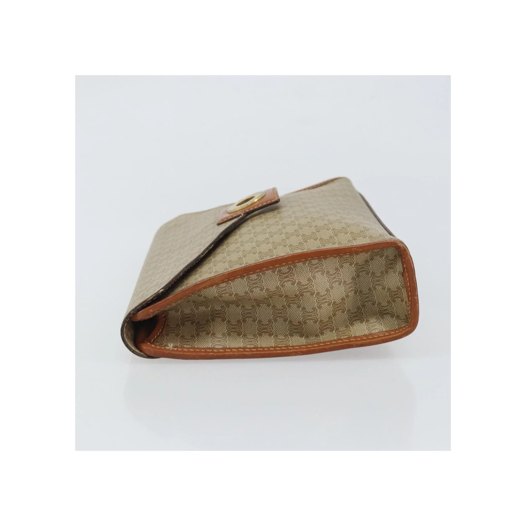 Pochette Celine Circle Logo Macadam - Beige - Image 4