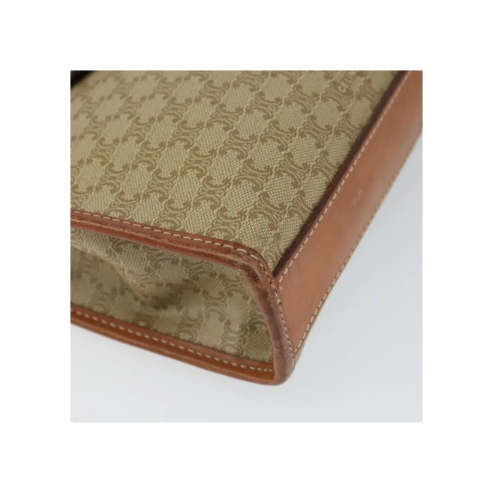 Pochette Celine Circle Logo Macadam - Beige - Image 9