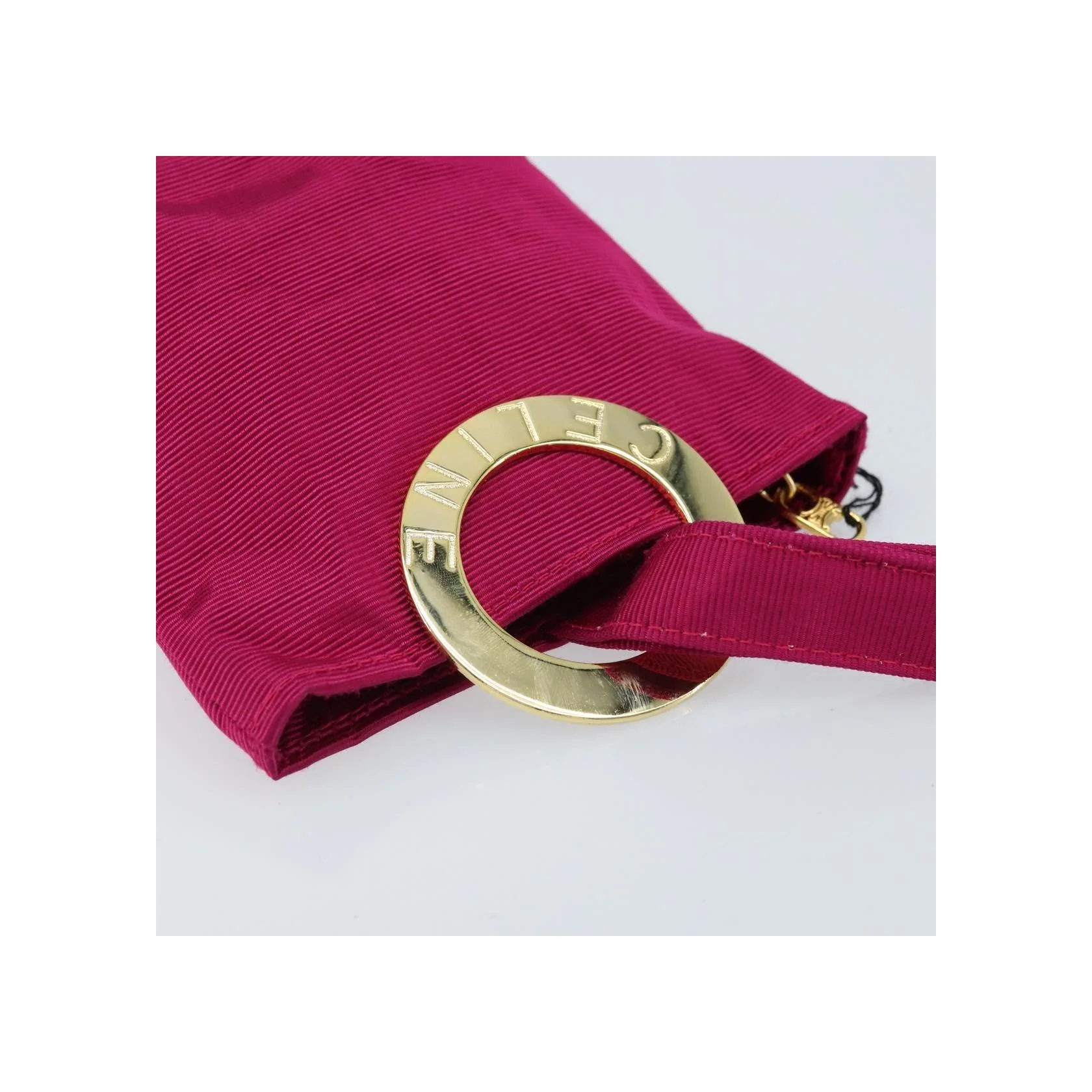 Pochette Celine Circle Logo - Pink - Image 11