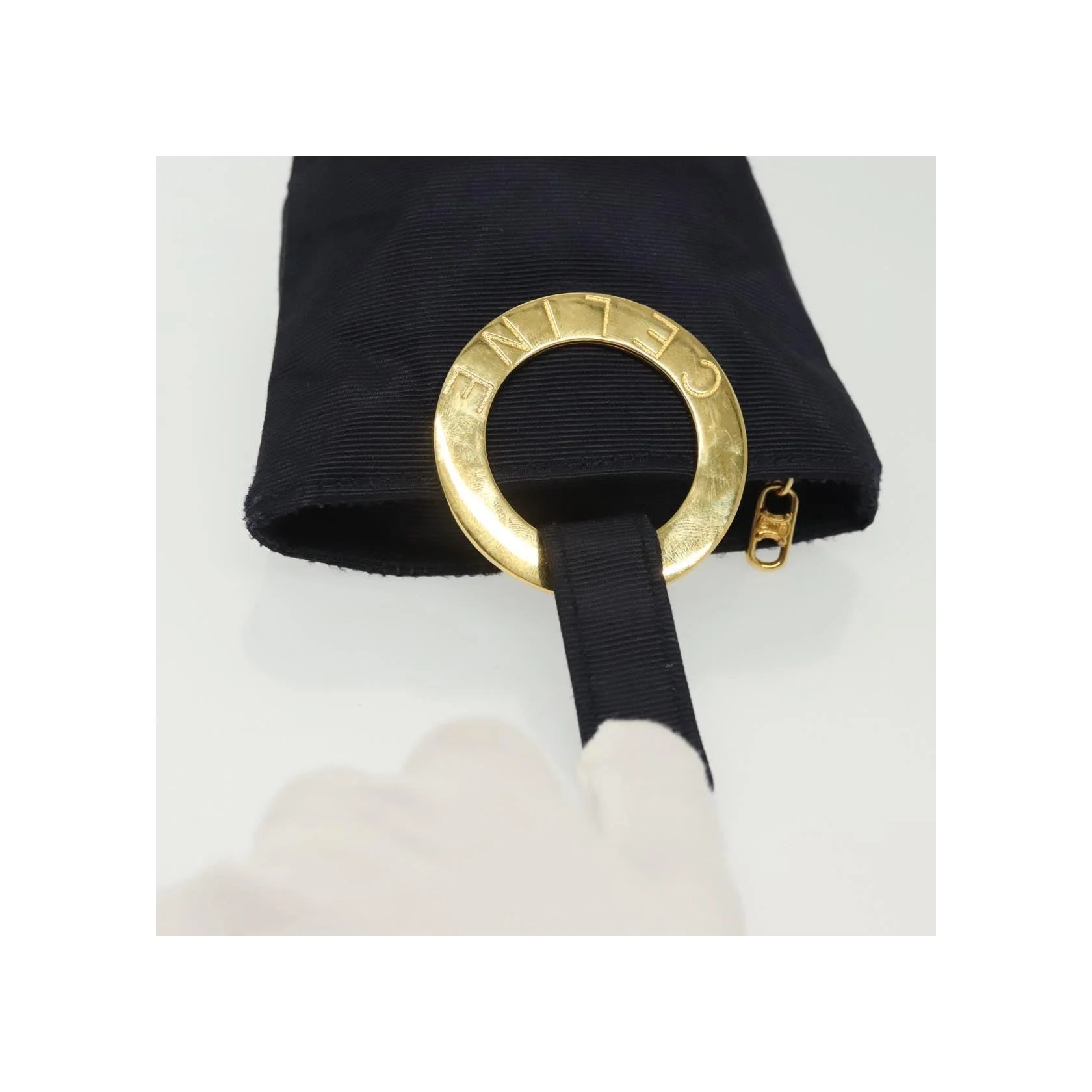 Pochette Celine Circle Logo - Navy - Image 7