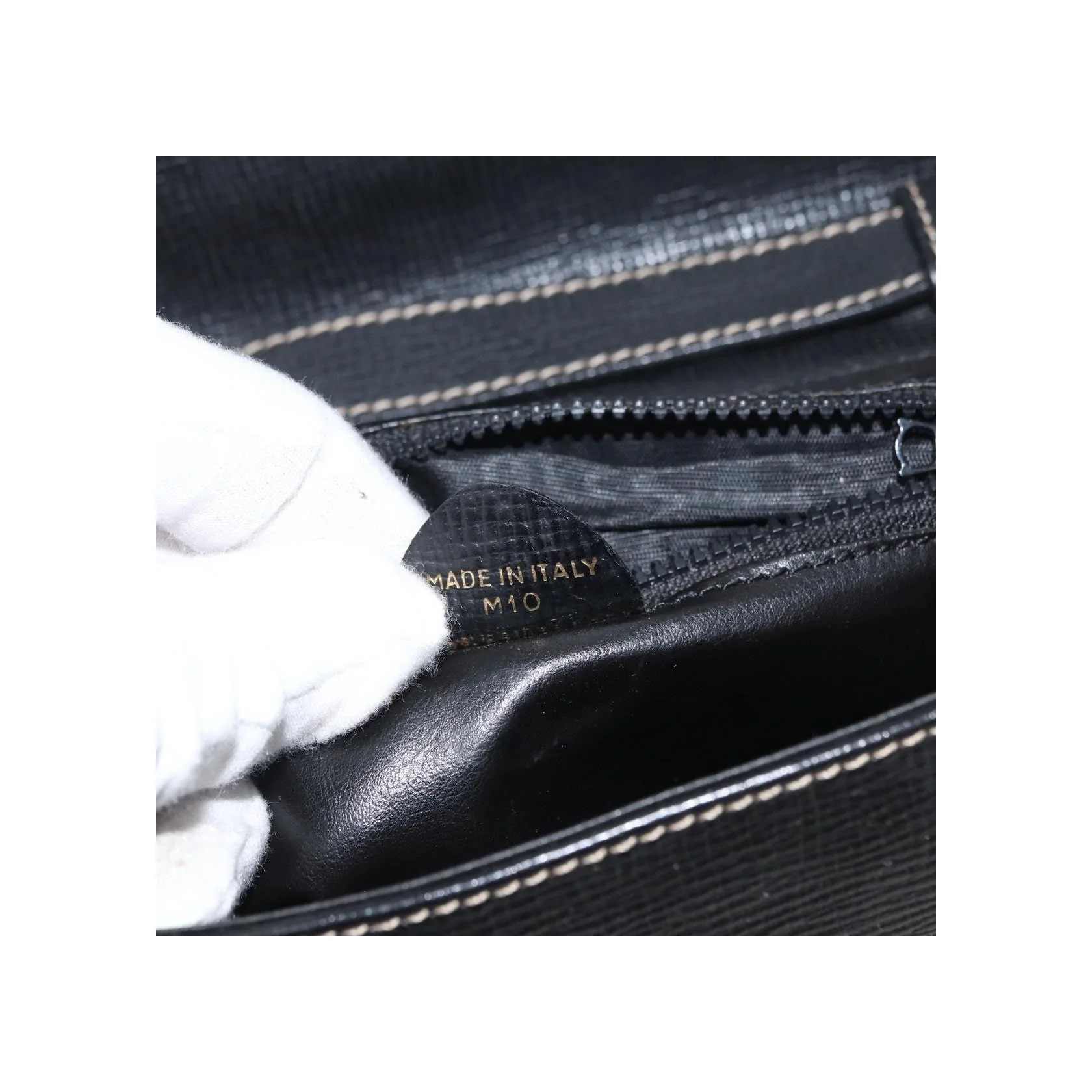 Sac À Bandoulière Celine Circle Logo - Black - Image 7